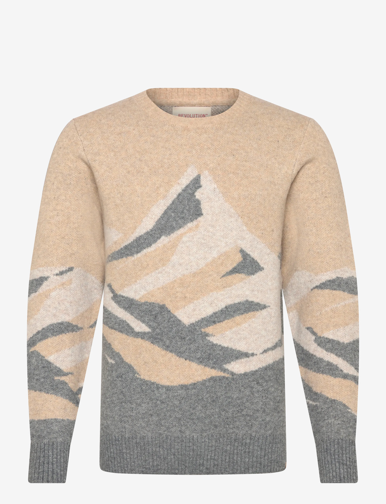 Revolution - Knit Sweater - efterårstøj - offwhite - 0