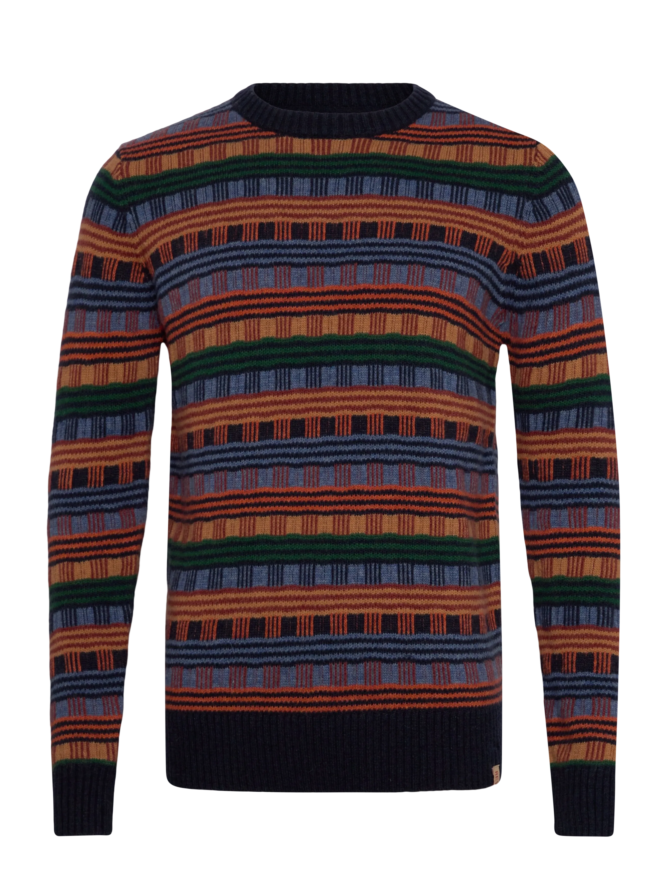 REVOLUTION Knit Pullover Patterned - XL - Herren