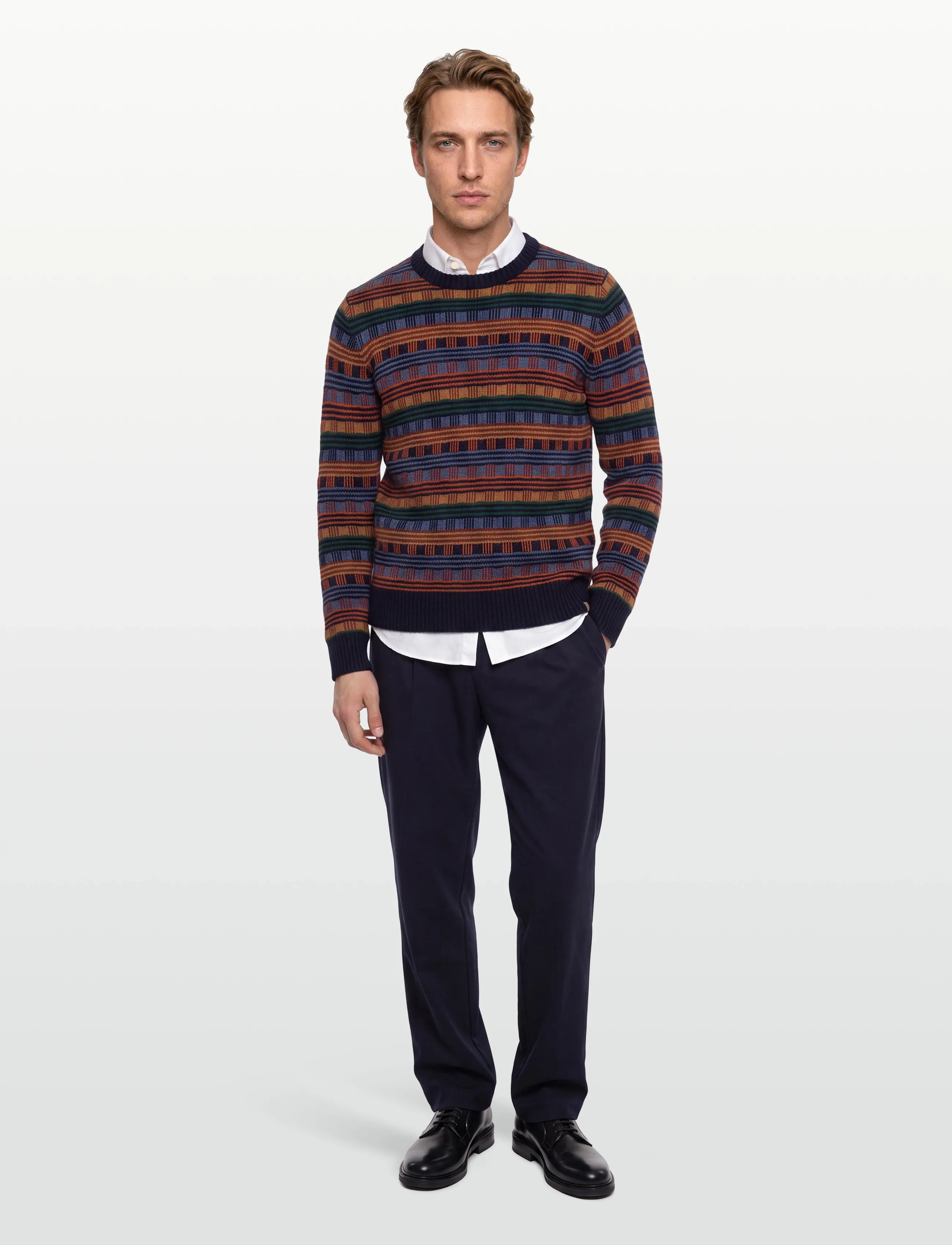 Revolution Knit Sweater, S, Knitwear, Mehrfarbig/gemustert - Round Necks, Männerswear