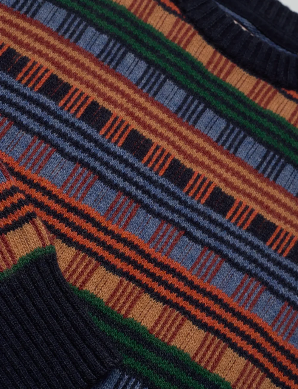 Revolution - Knit Sweater - round necks - navy - 2