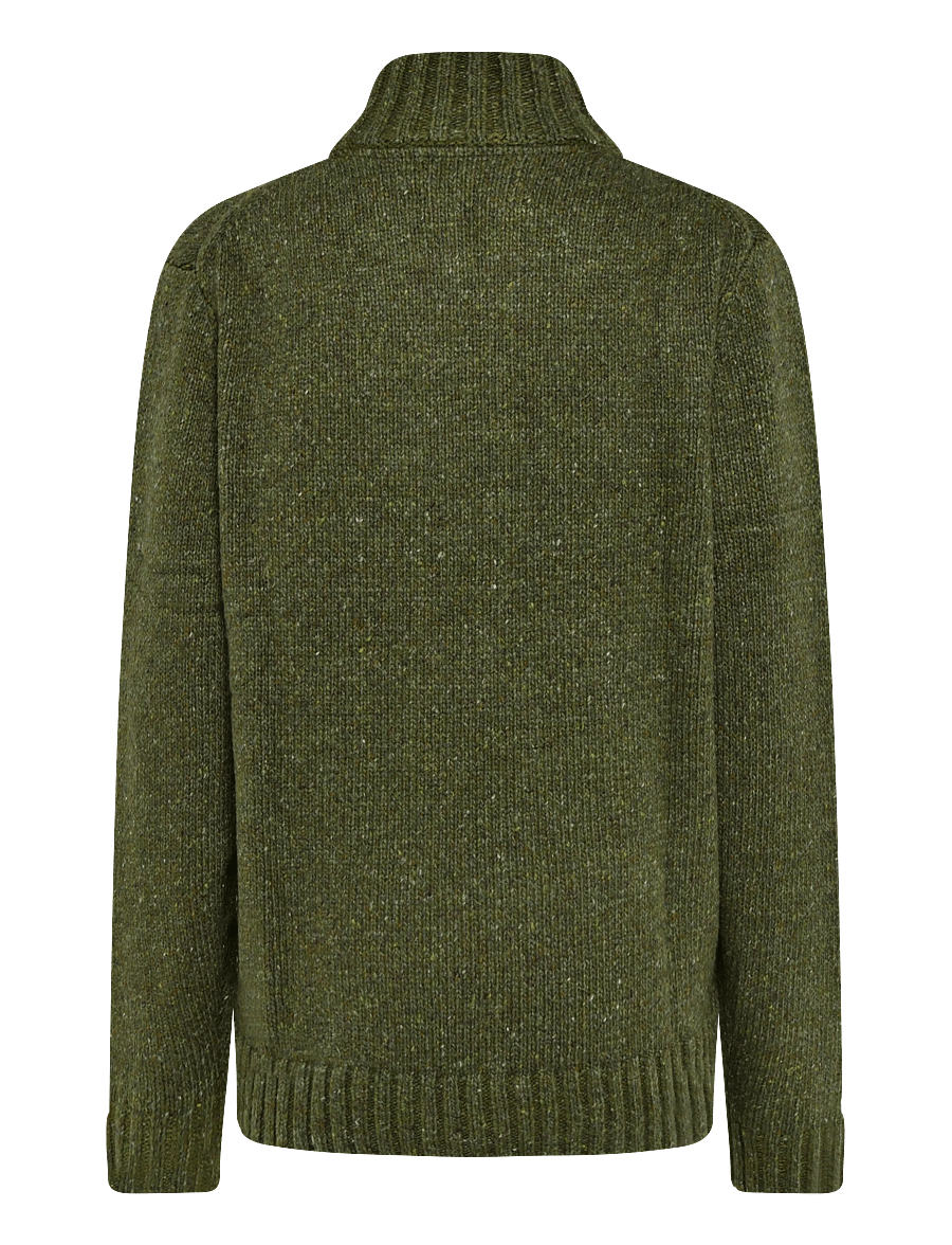 Revolution - Half-zip Knit - poolpika lukuga džemprid - army - 1