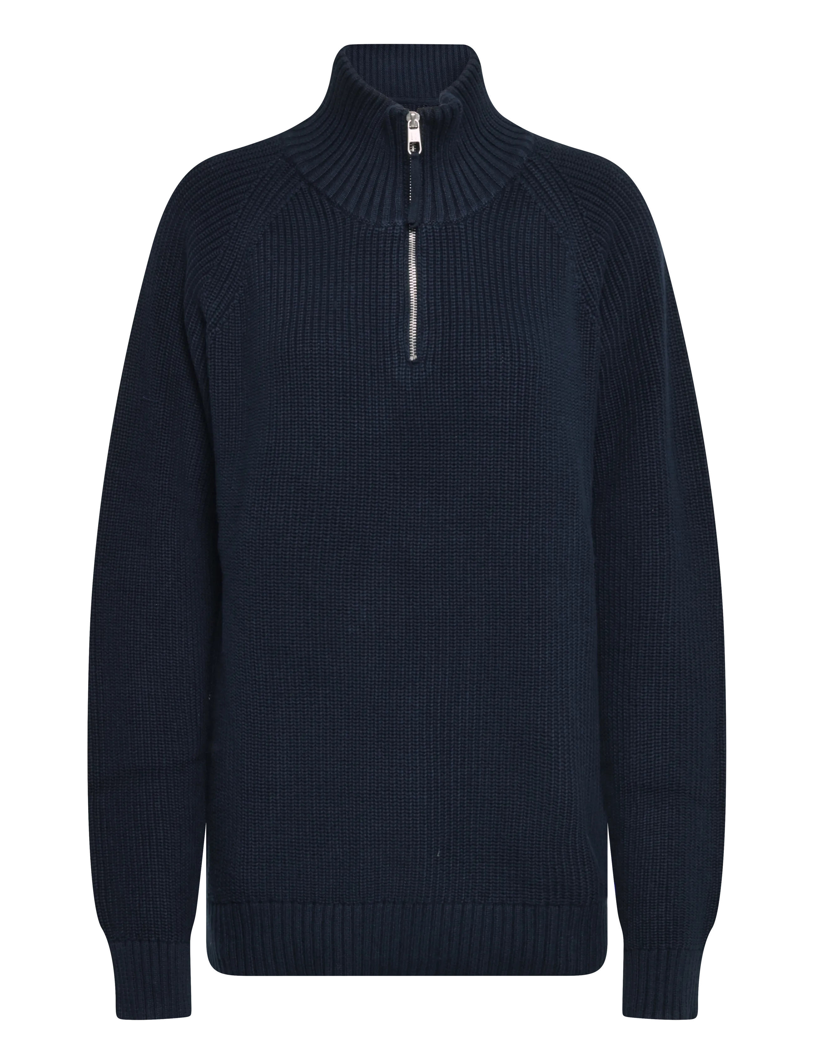 Revolution Half-zip Knit - Kleidung - NAVY / navy