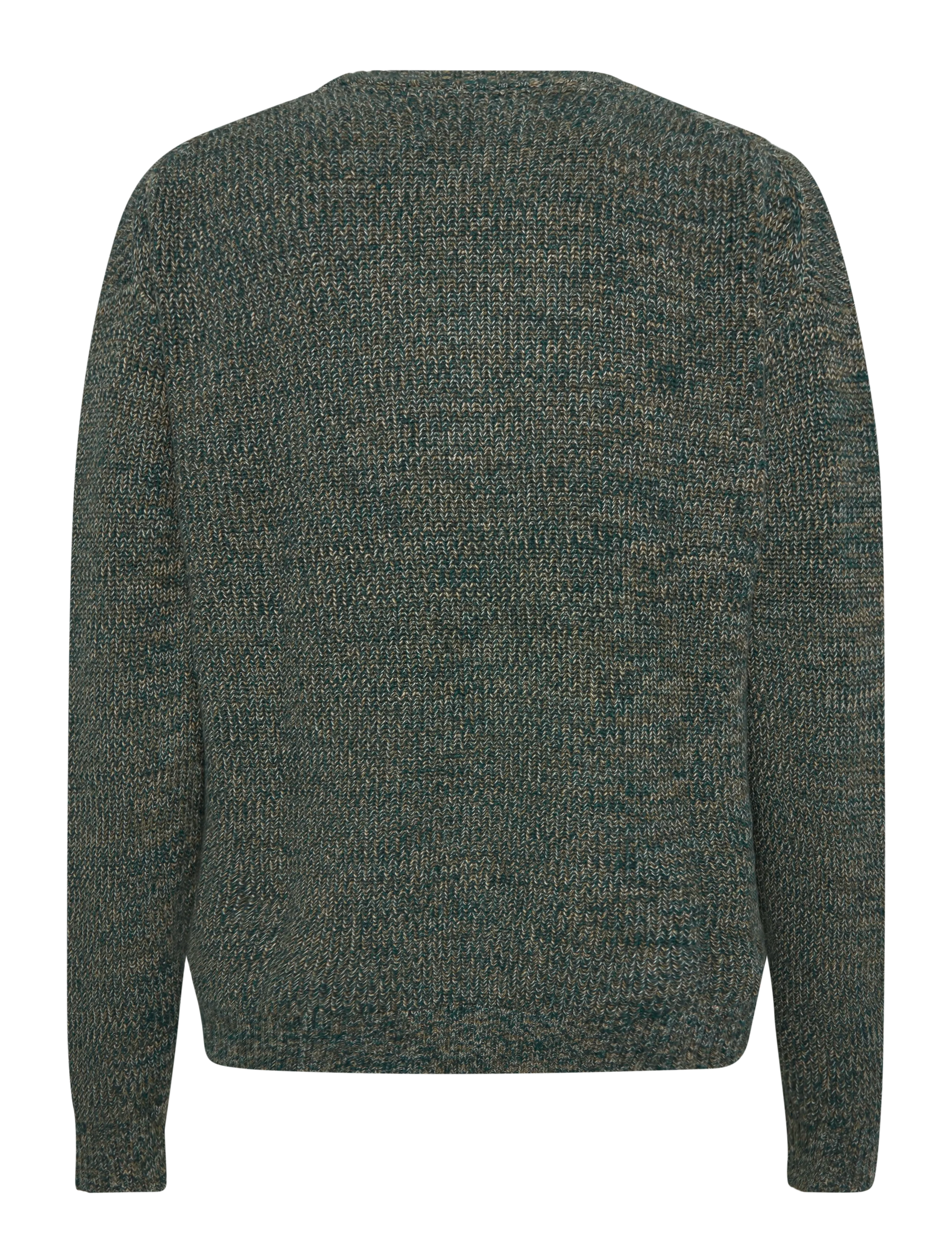 Revolution - Loose Knit Sweater - rund hals - darkgreen - 1