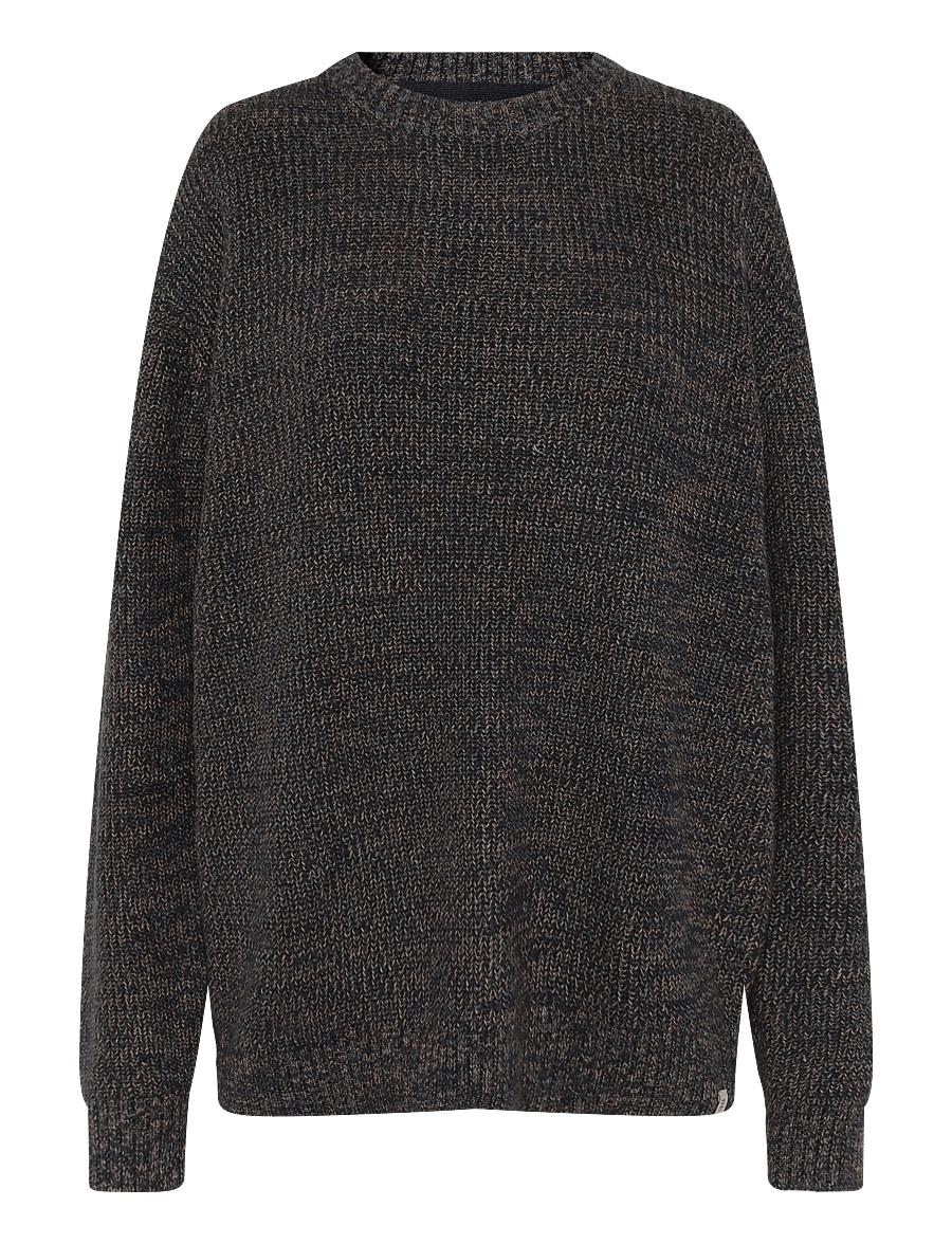 Revolution - Loose Knit Sweater - rund hals - navy - 0