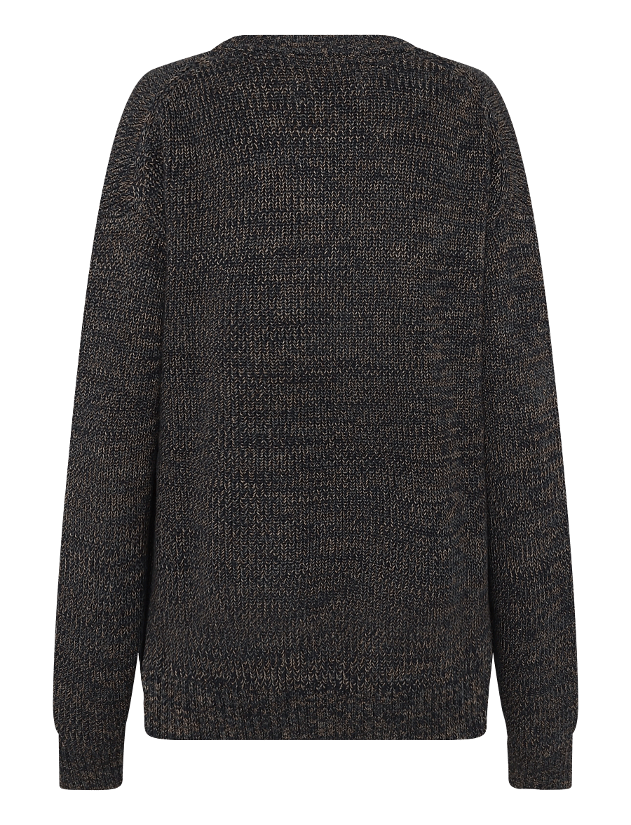 Revolution - Loose Knit Sweater - rund hals - navy - 1