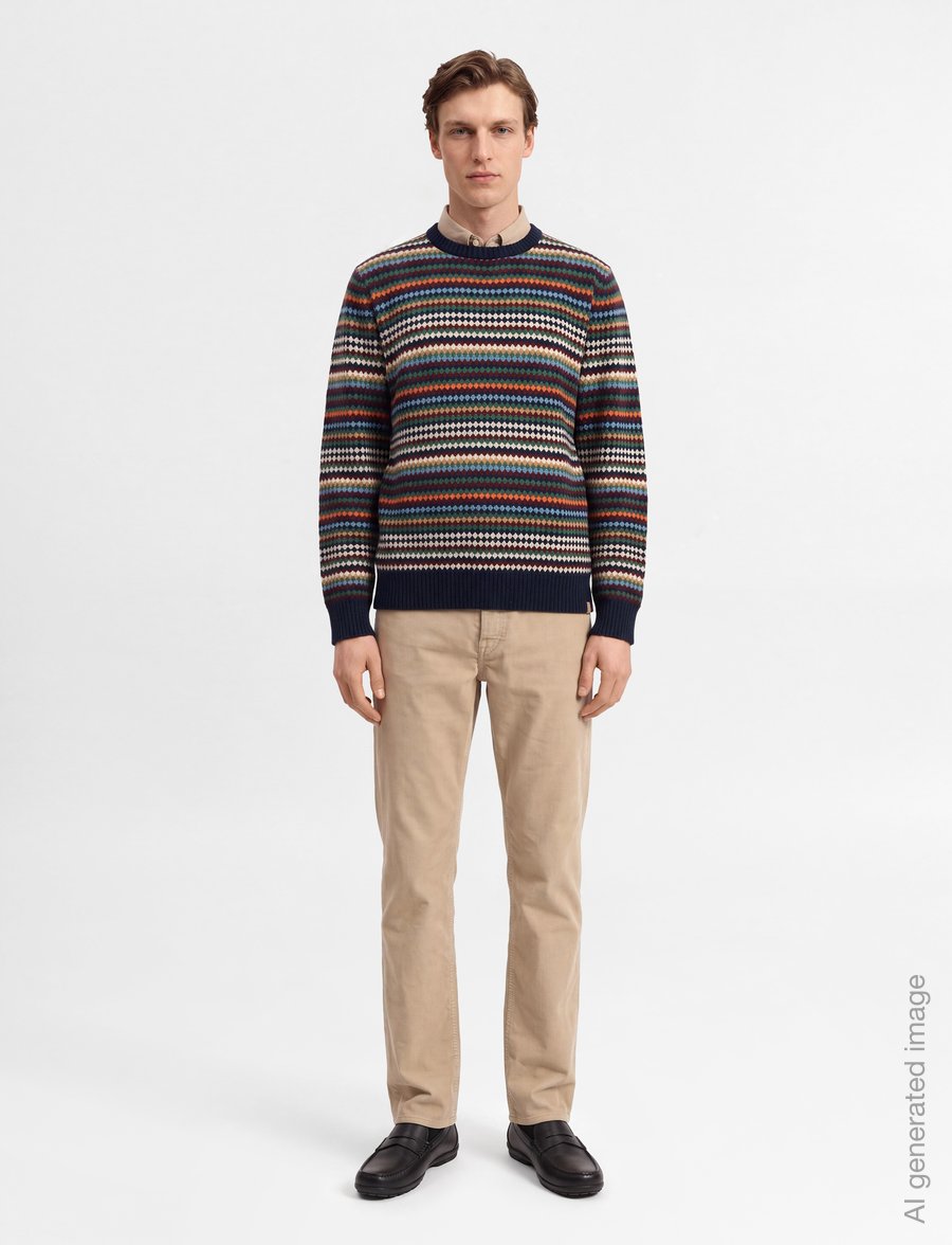 Revolution - Knit Sweater - pyöreäaukkoiset - navy - 0