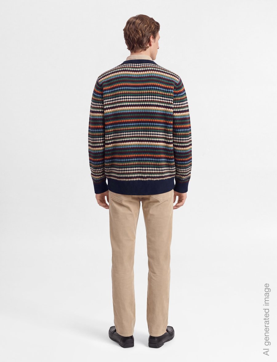 Revolution - Knit Sweater - pyöreäaukkoiset - navy - 4