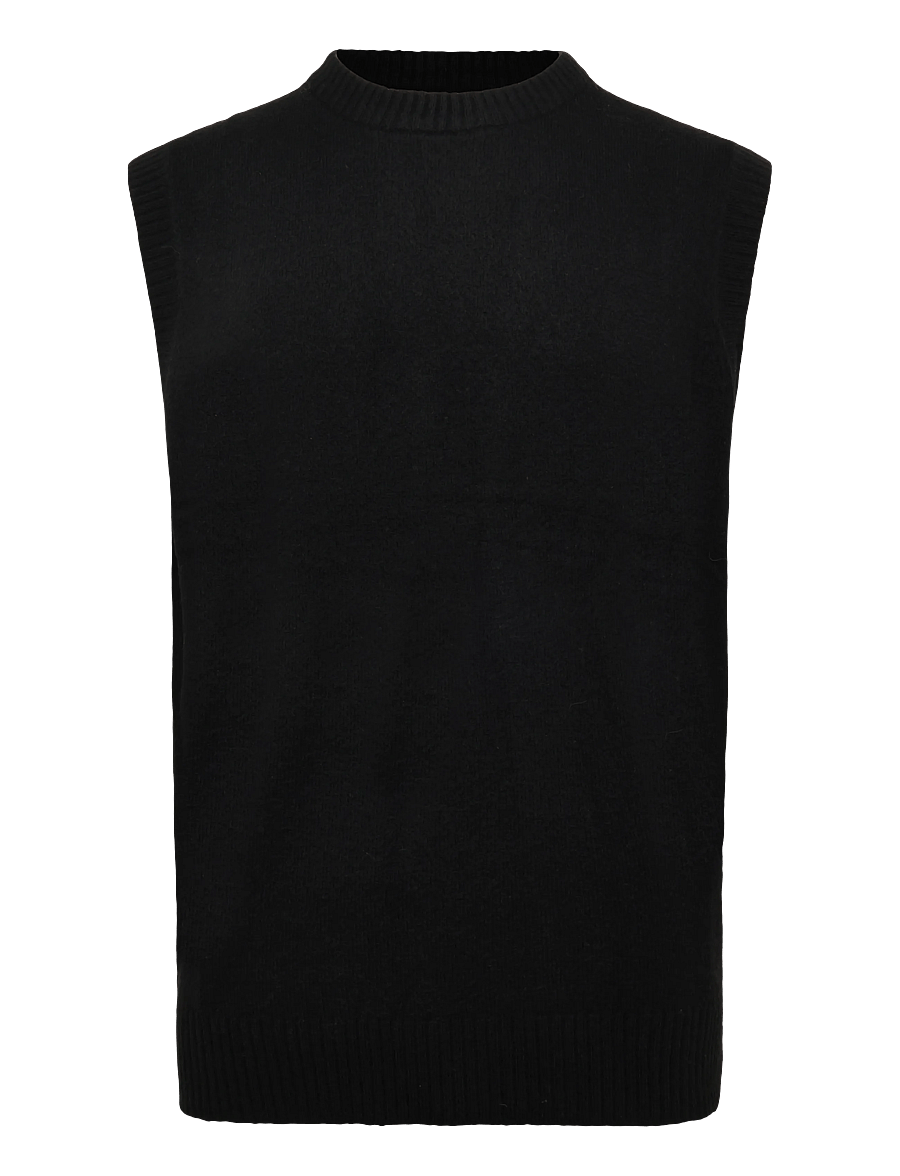 Revolution - Knit Vest - strickwesten - black - 0