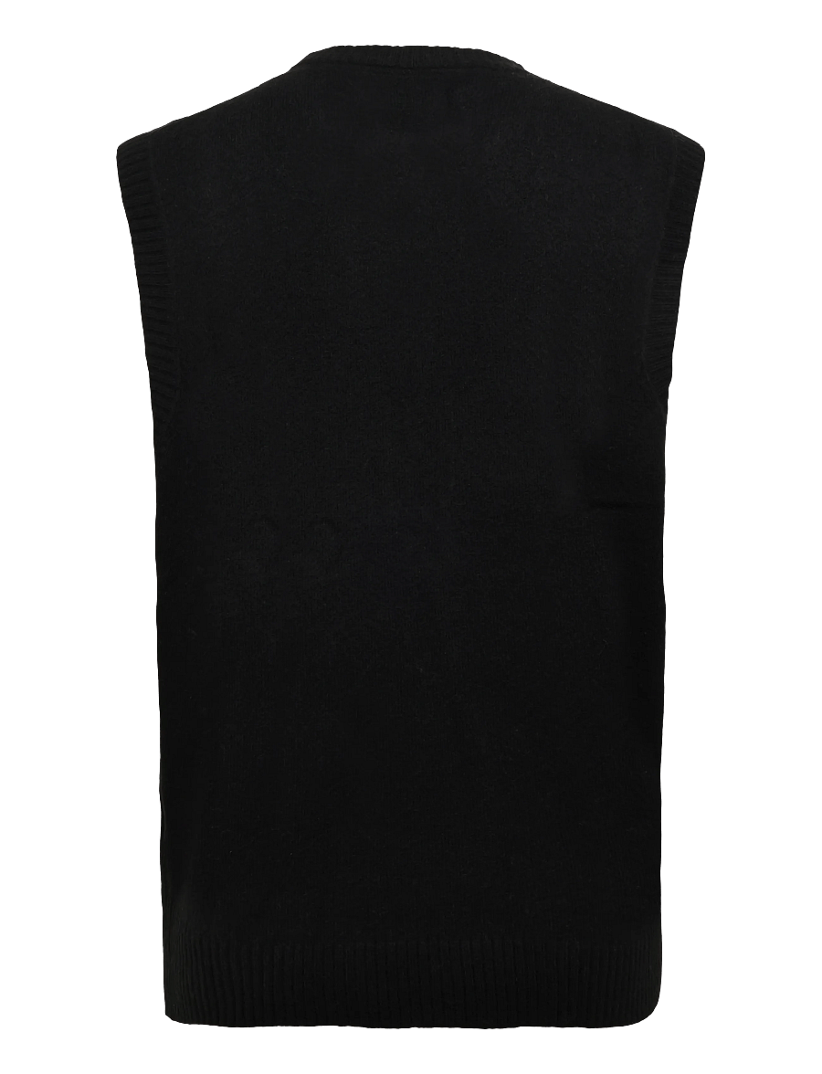 Revolution - Knit Vest - strickwesten - black - 1