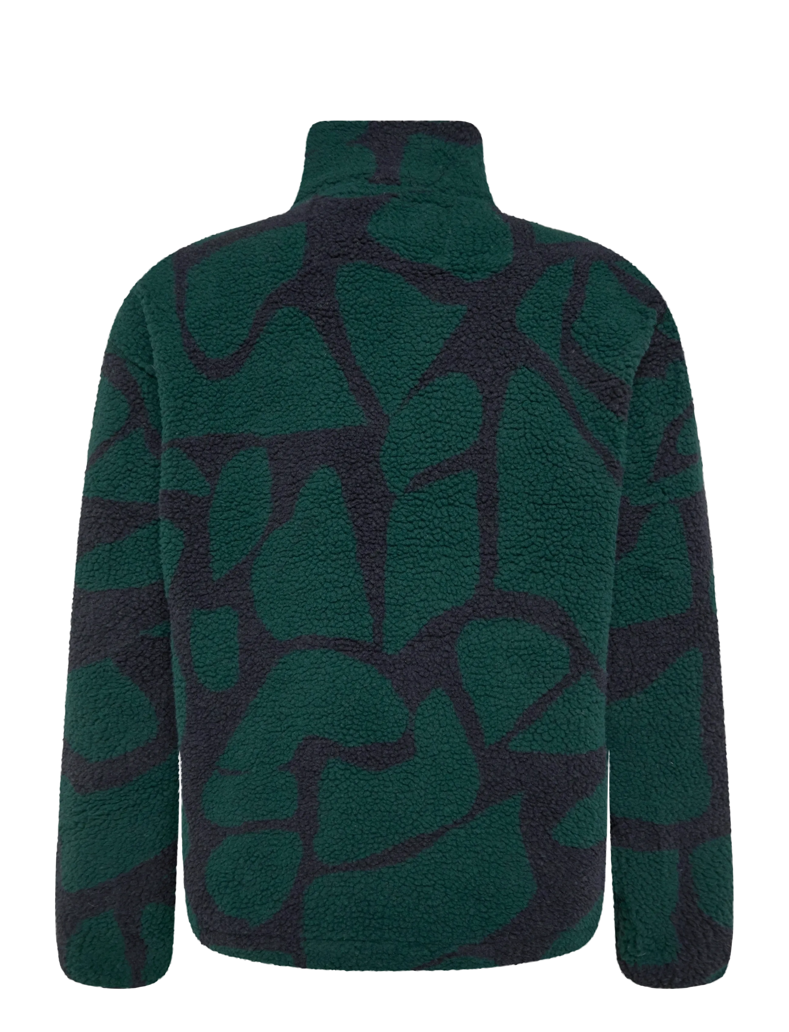 Revolution - Printed Teddy Jacket - darkgreen - 1
