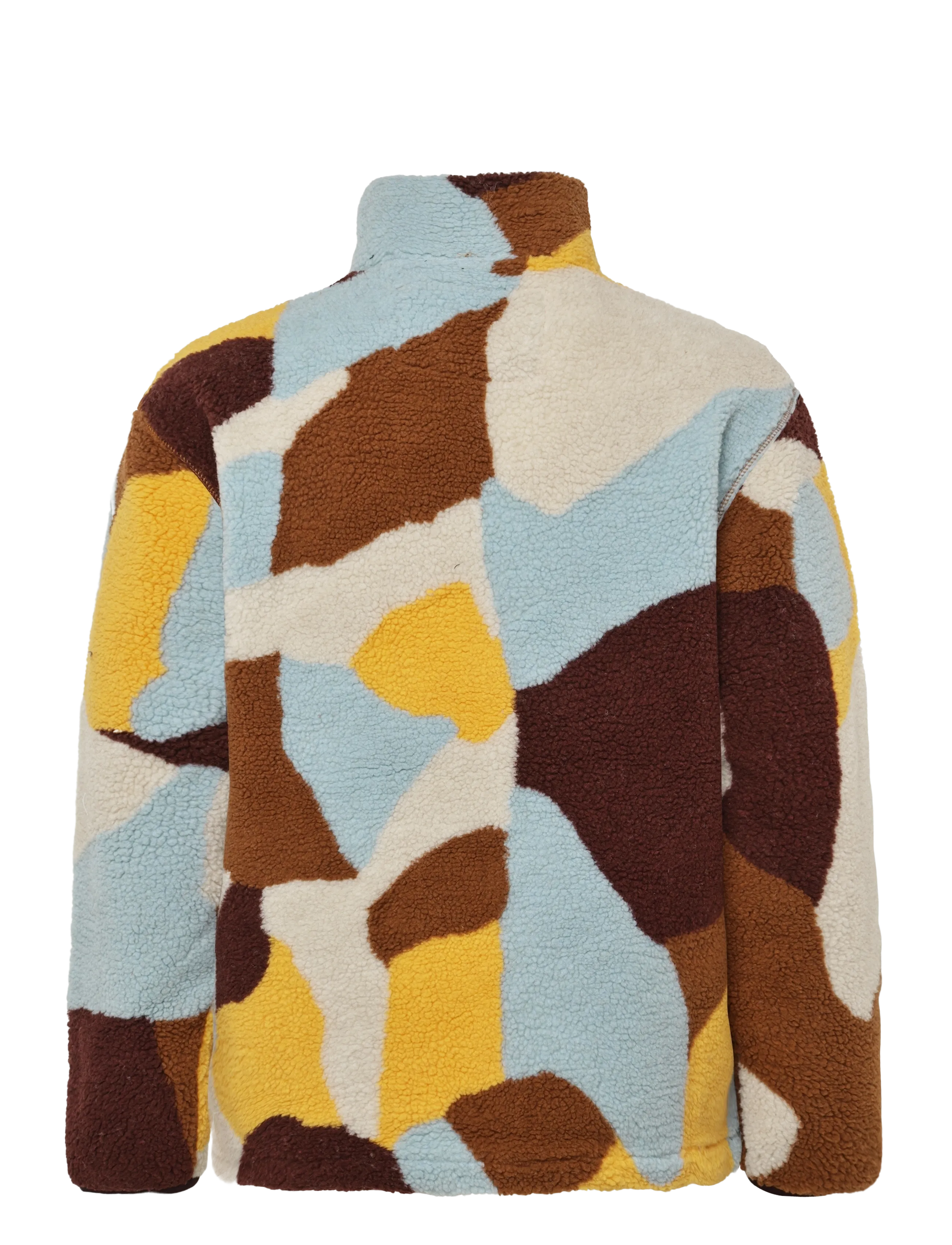 Revolution - Printed Teddy Jacket - herbstjacken - brown - 1