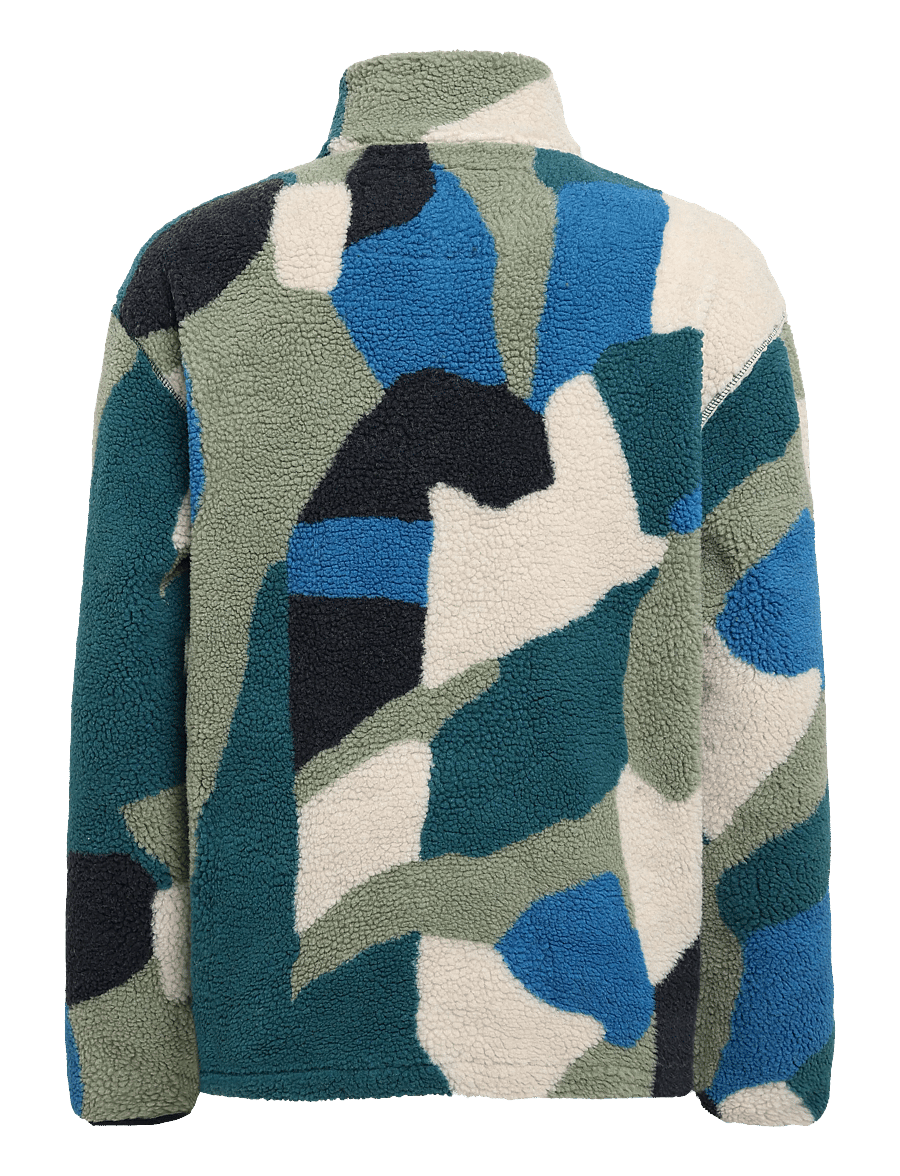Revolution - Printed Teddy Jacket - green - 1
