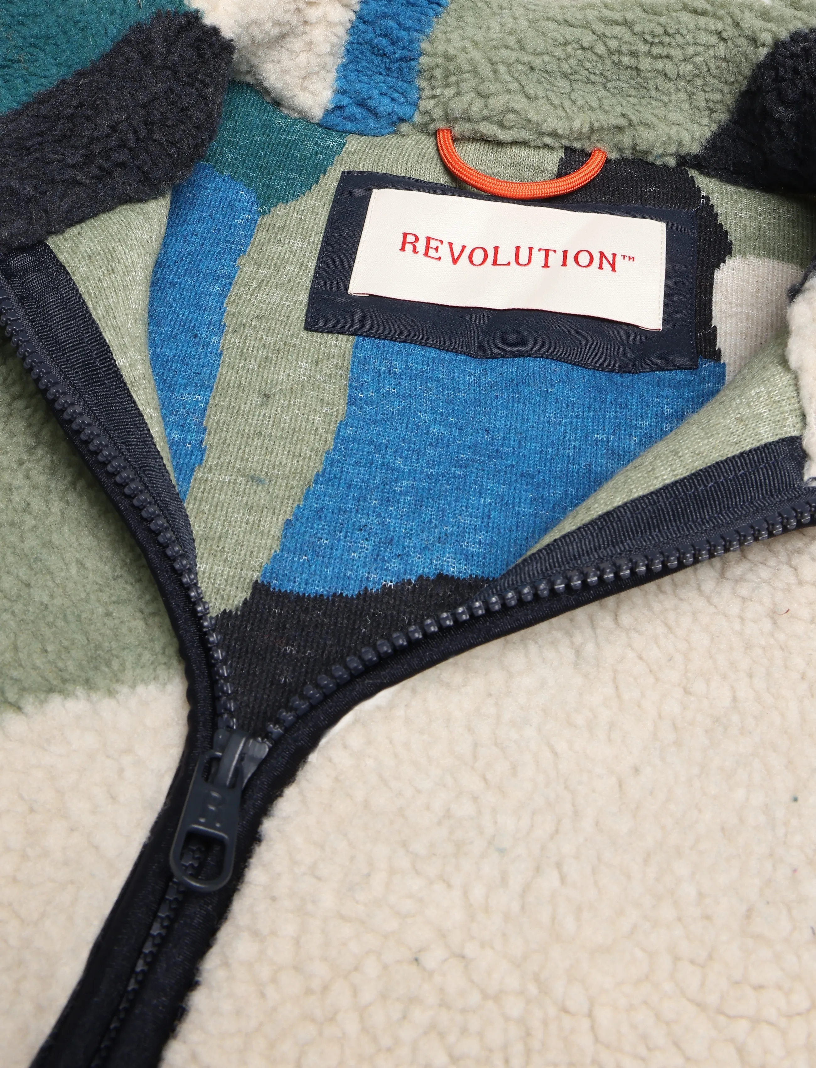 Revolution - Printed Teddy Jacket - green - 2