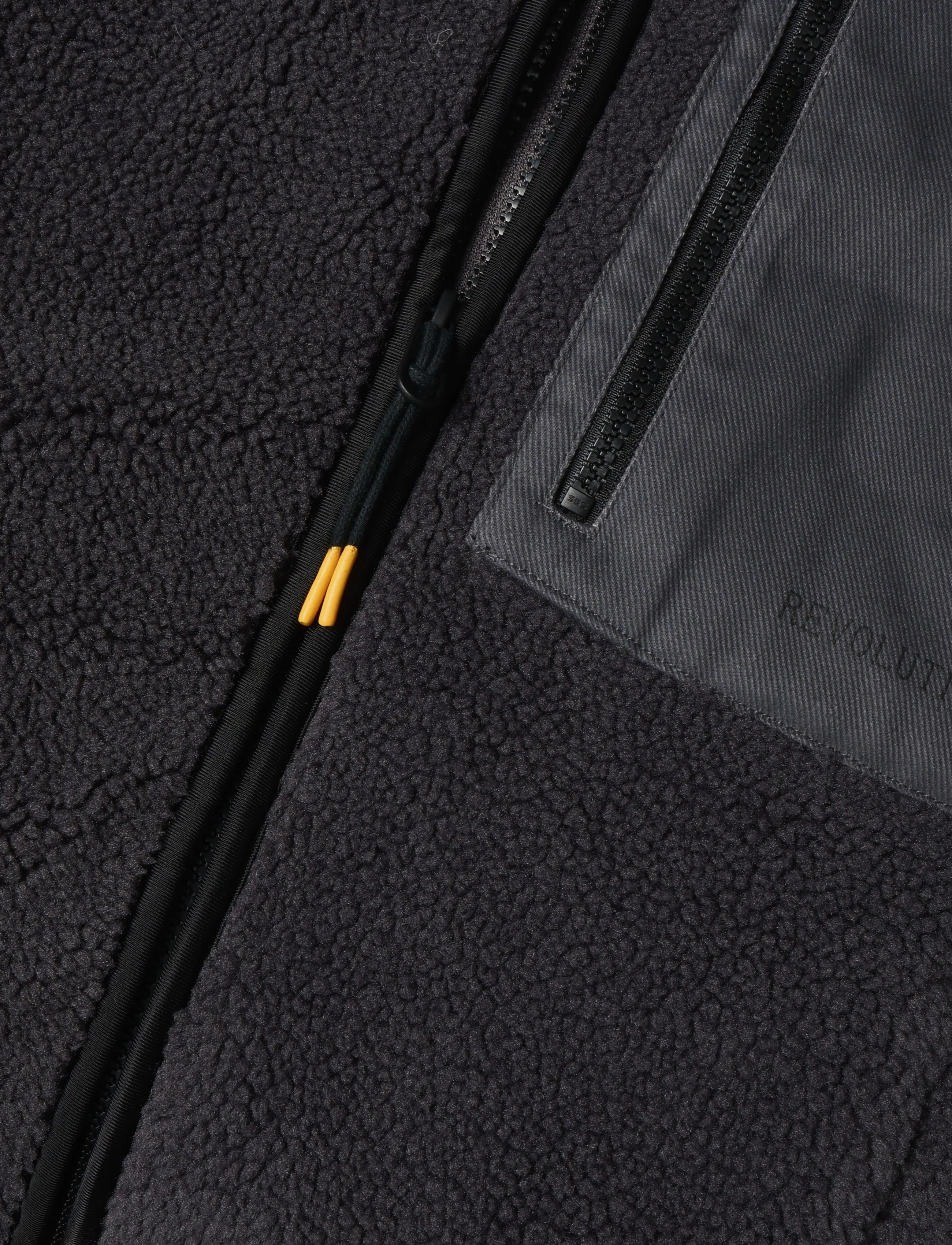Revolution - Pocket Teddy Jacket - fall jackets - darkgrey - 3