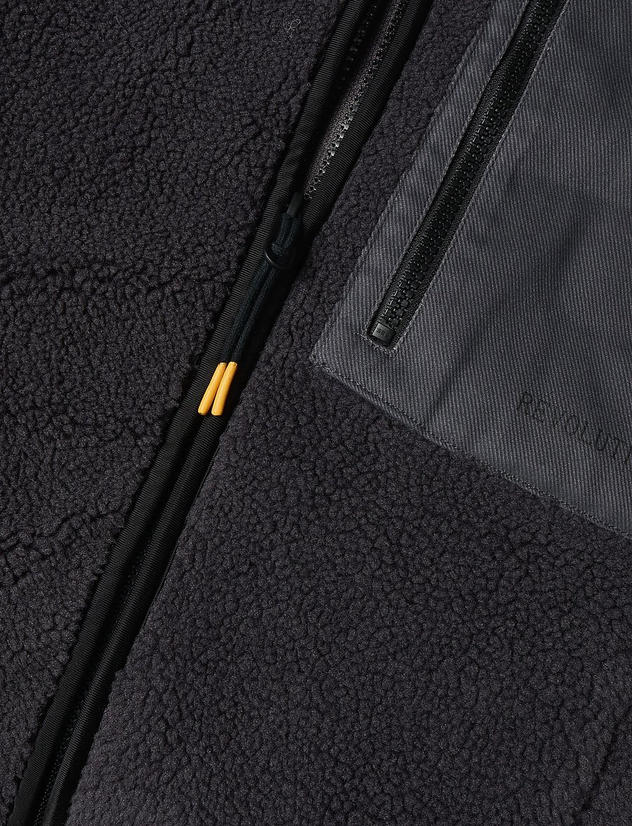 Revolution - Pocket Teddy Jacket - fall jackets - darkgrey - 3