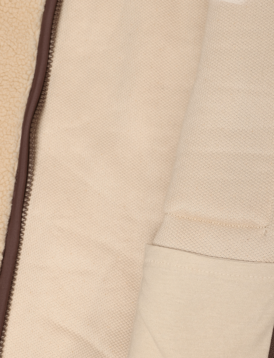 Revolution - Pocket Teddy Jacket - fall jackets - offwhite - 4