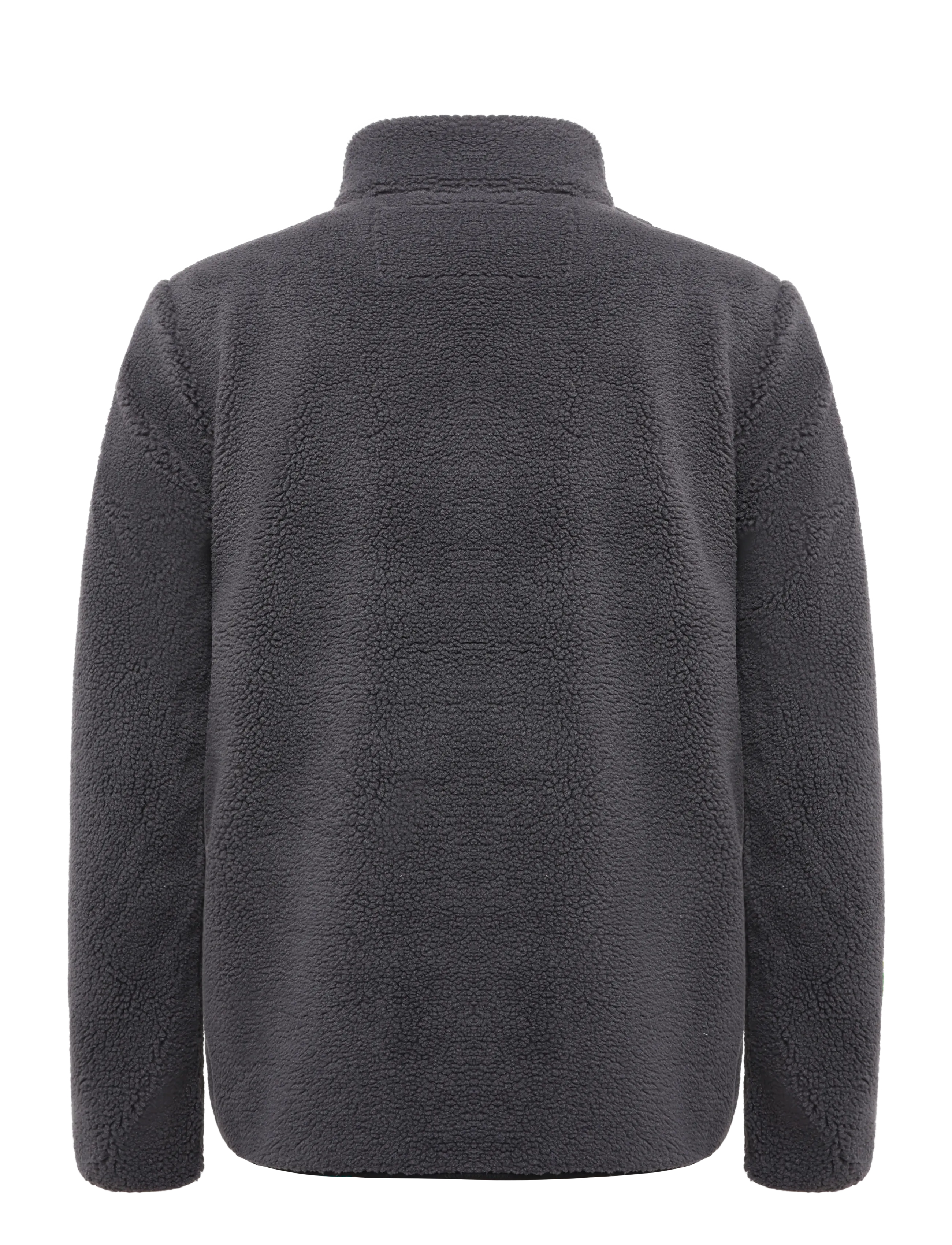 Revolution - Blocked Teddy Jacket - hybrid-jacken - darkgrey - 1
