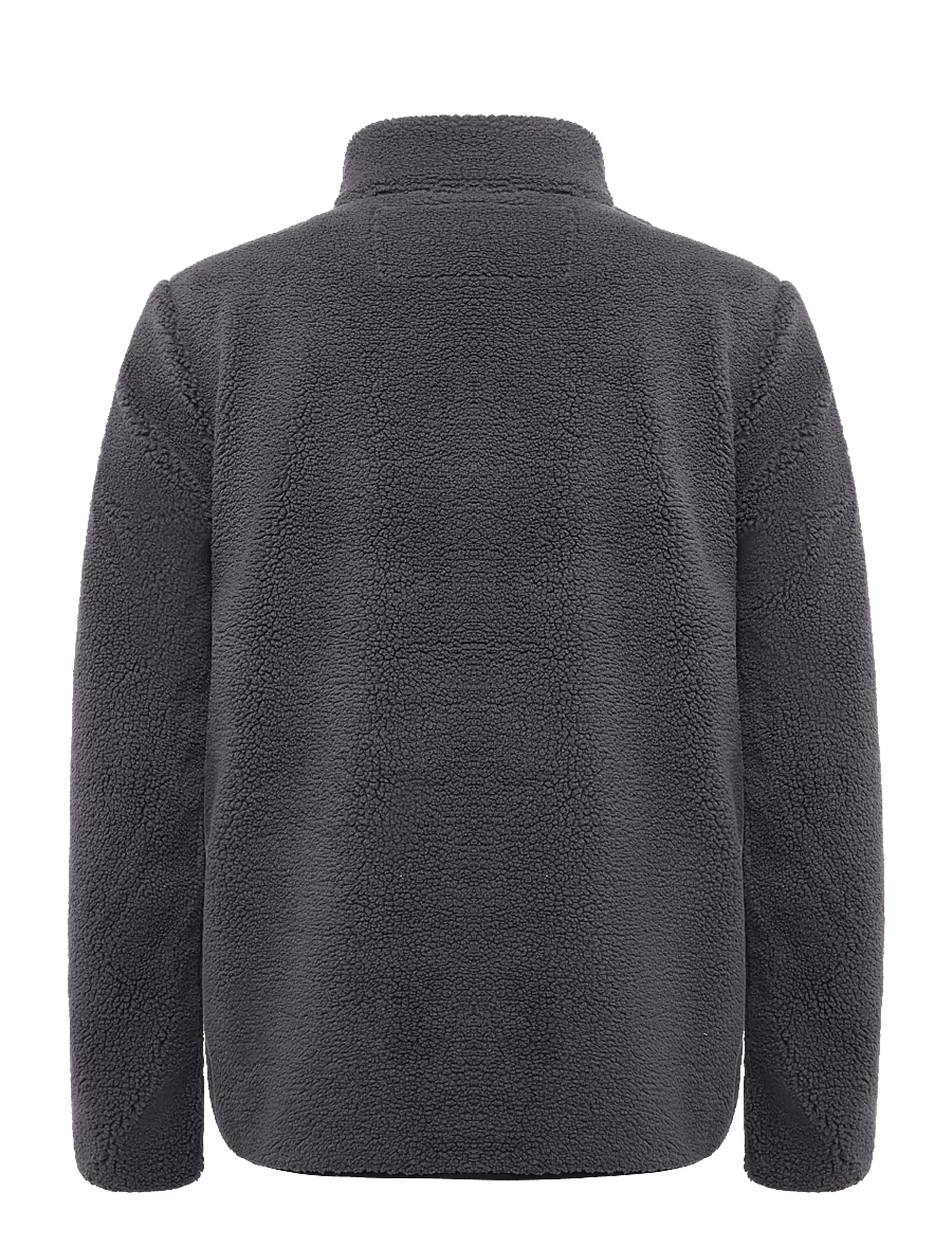 Revolution - Blocked Teddy Jacket - hybrid-jacken - darkgrey - 1