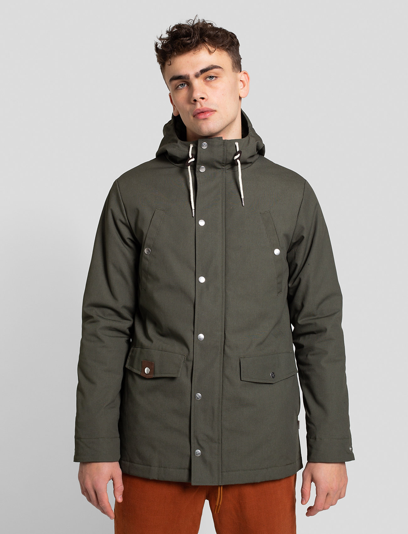 Revolution Parka Jacket, S, Jackets, Grün - Parkas, Männerswear