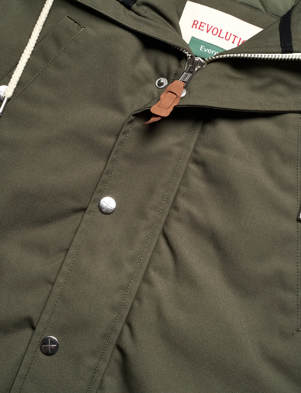 Revolution - Parka Jacket - vinterjackor - army - 5