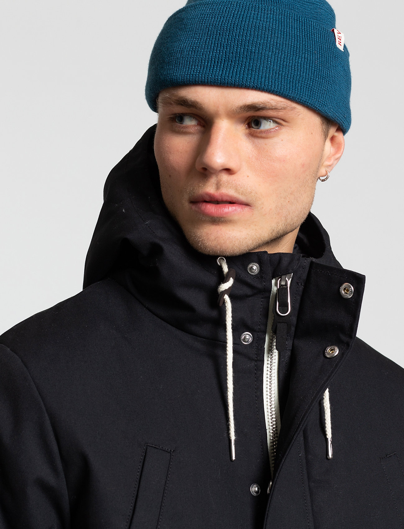 Revolution - Parka Jacket - parkas - black - 4