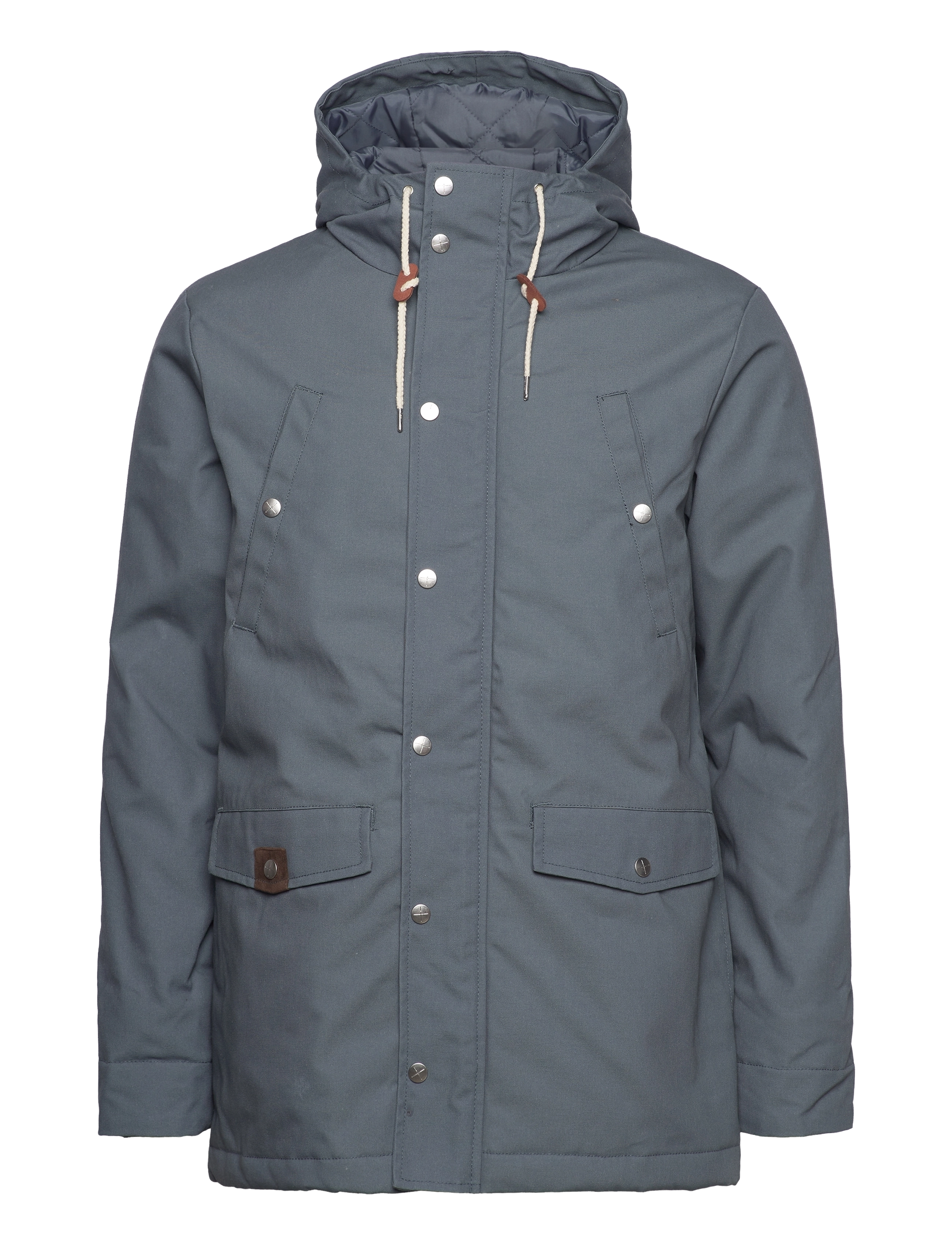 Revolution - Parka Jacket - vinterjackor - dustblue - 1