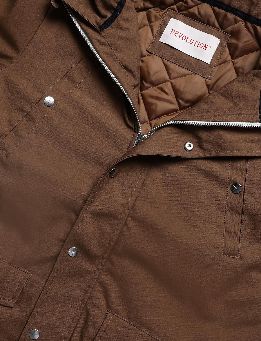Revolution - Parka Jacket - vinterjakker - lightbrown - 2