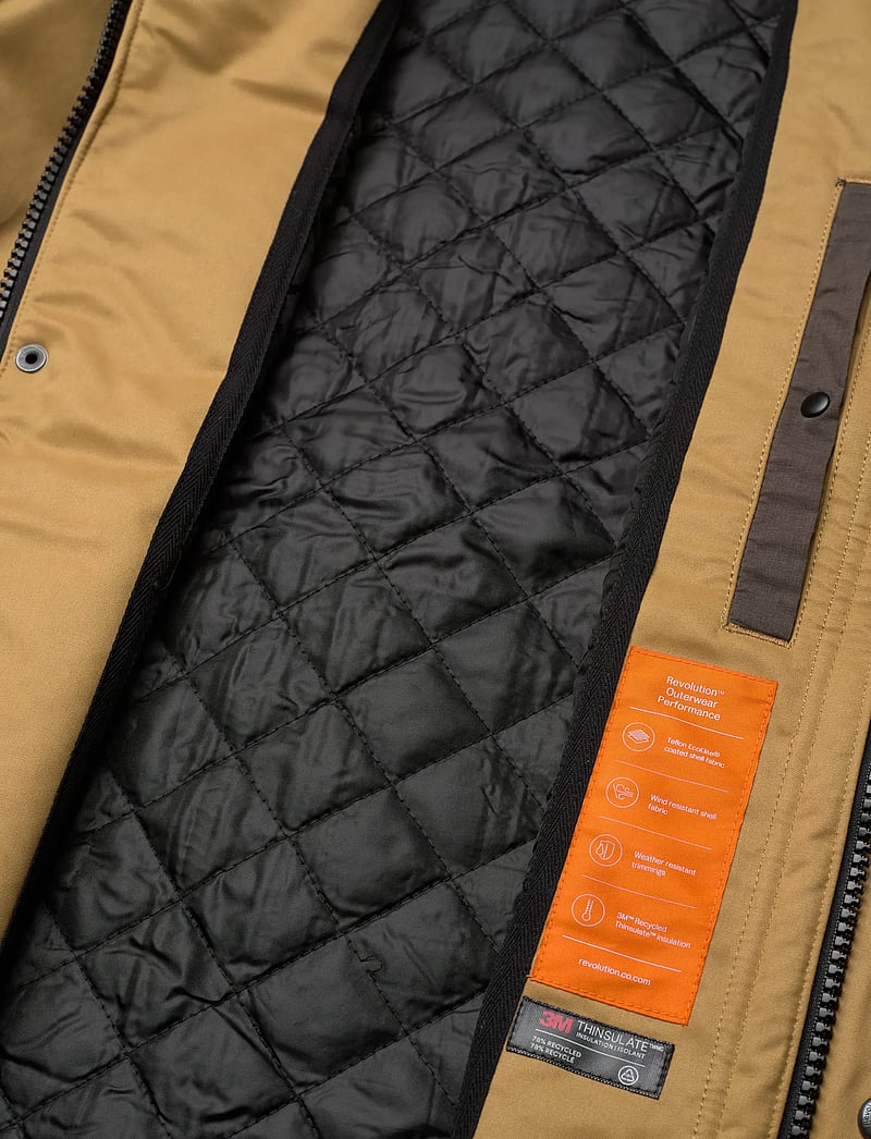 Revolution - Outdoor Parka - winterjacken - darkkhaki - 4