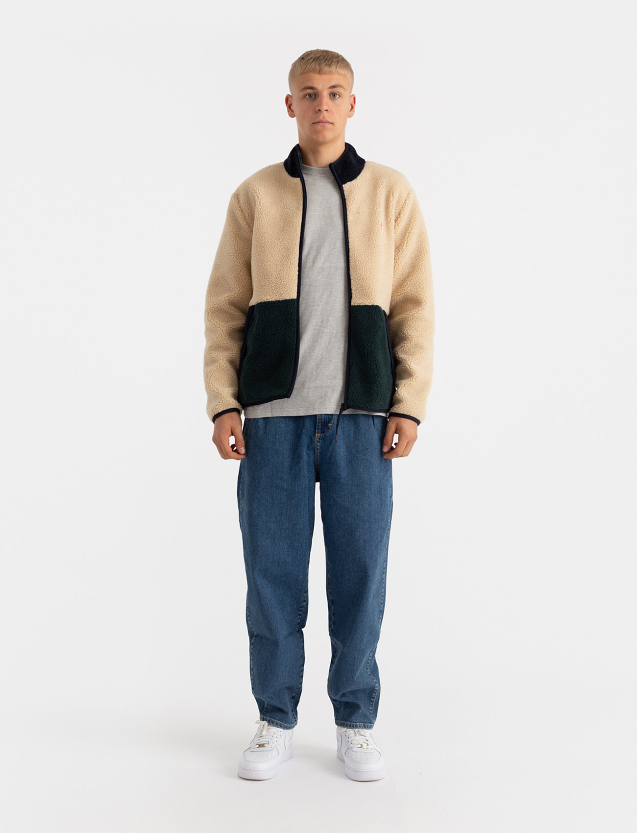 Revolution - Blocked fleece - navy - 3