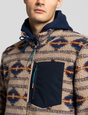 Revolution - Printed Fleece - mid layer jackets - offwhite - 4