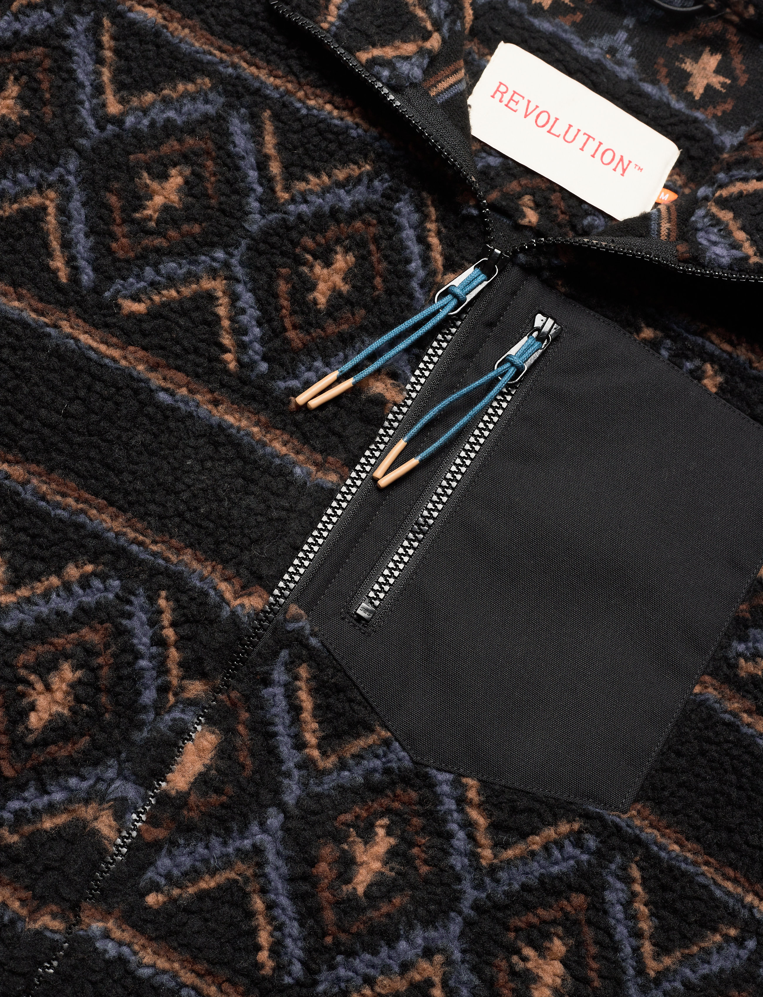 Revolution - Printed Fleece - black - 5