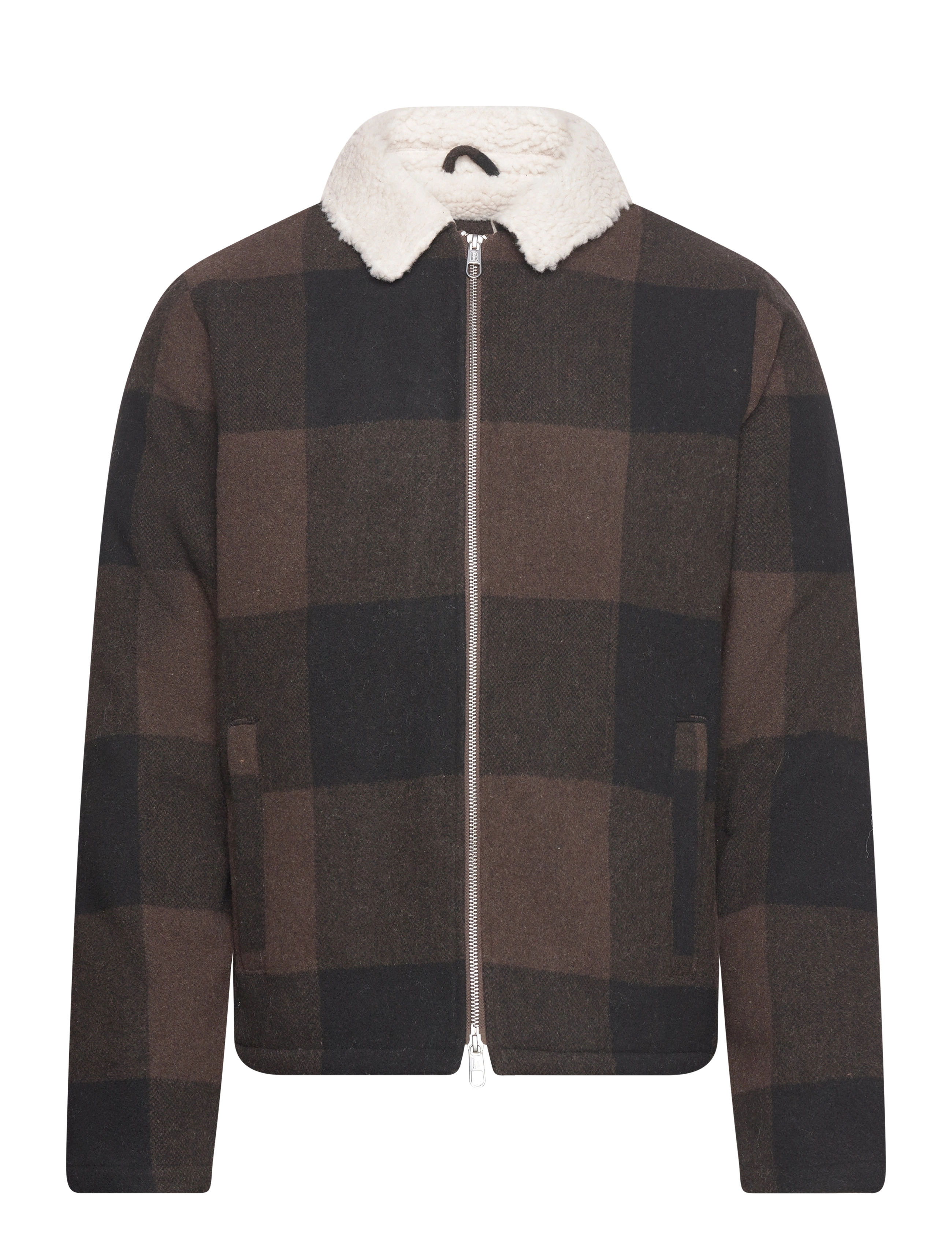 Revolution Padded Overshirt, S, Jackets, Braun - Wool Männerswear