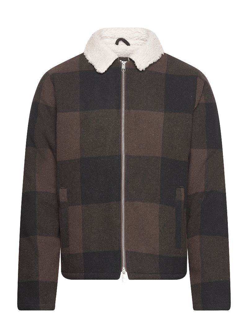 Revolution - Shirt Jacket - winterjacken - darkbrown - 0