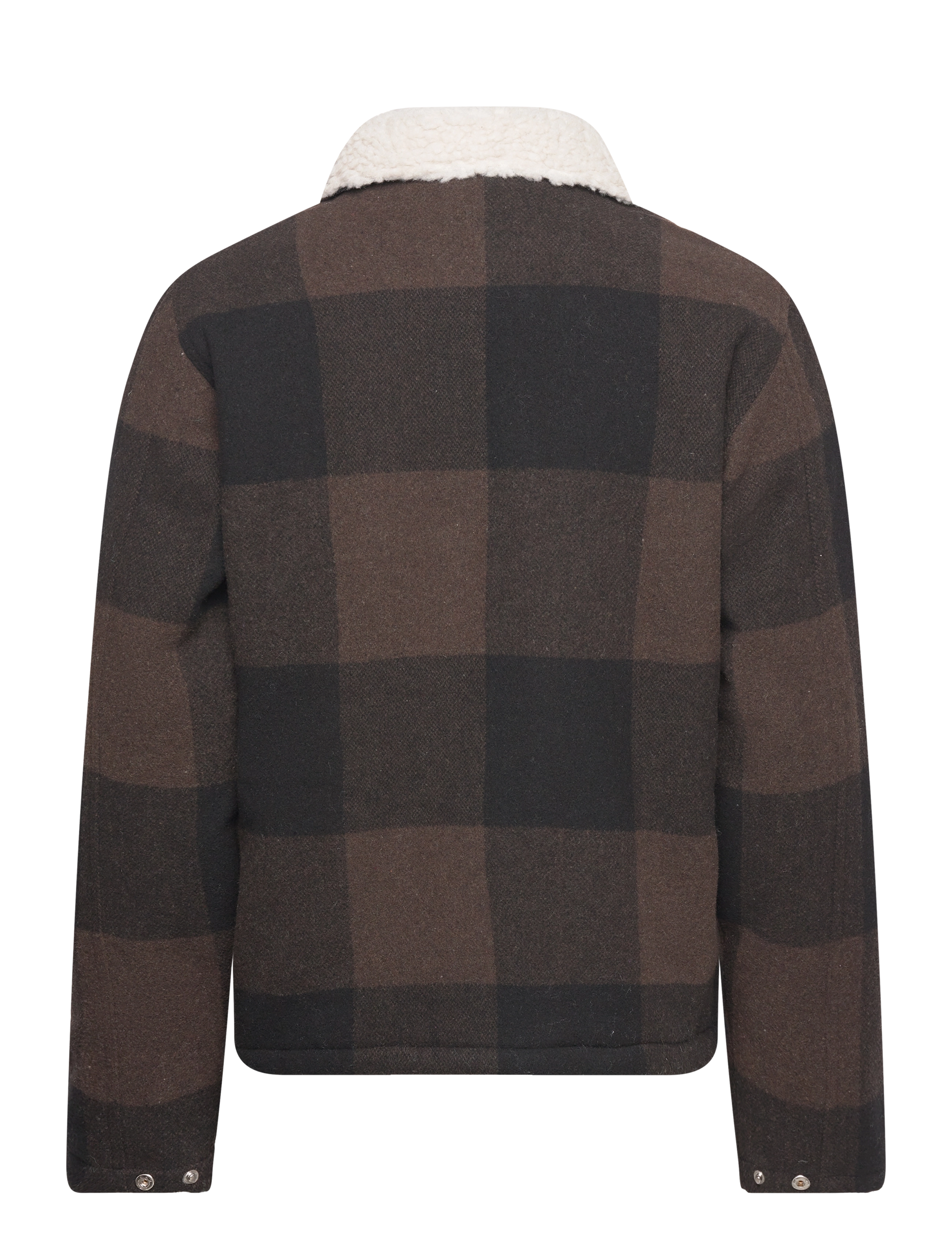 Revolution - Padded Overshirt - jackor - darkbrown - 1
