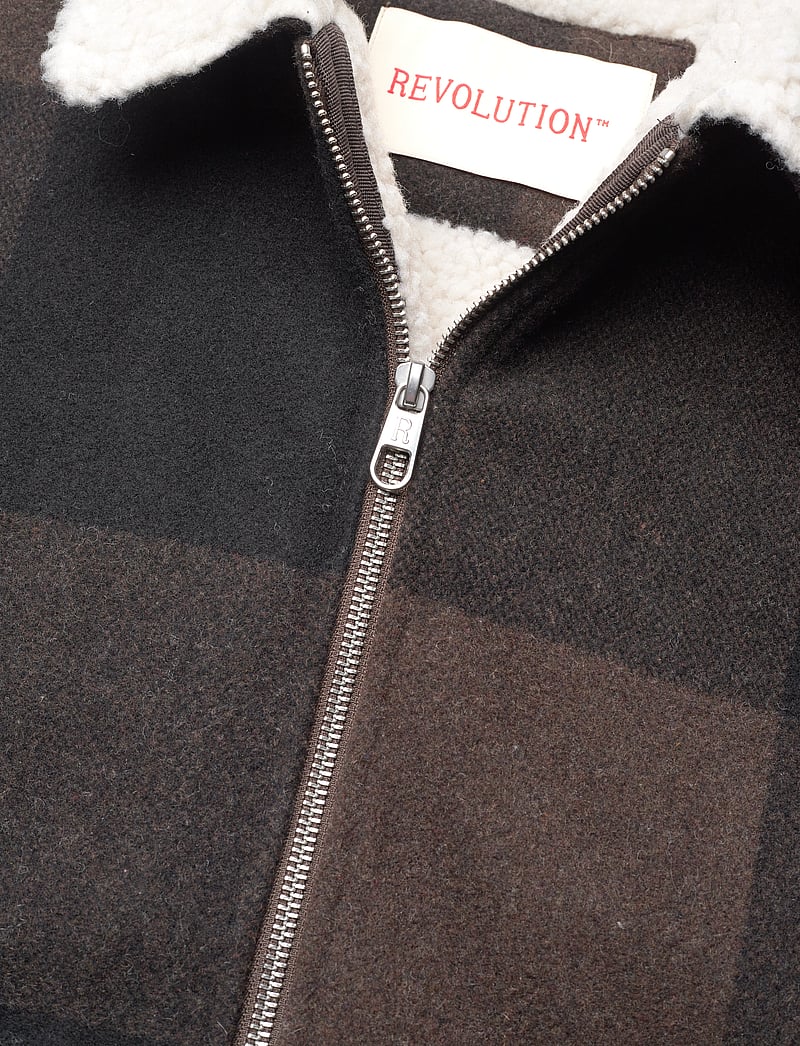 Revolution - Shirt Jacket - winterjacken - darkbrown - 2