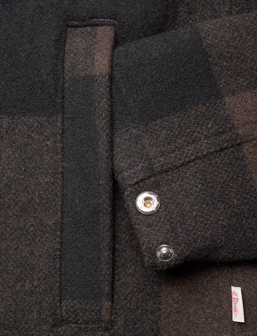 Revolution - Padded Overshirt - jackor - darkbrown - 3