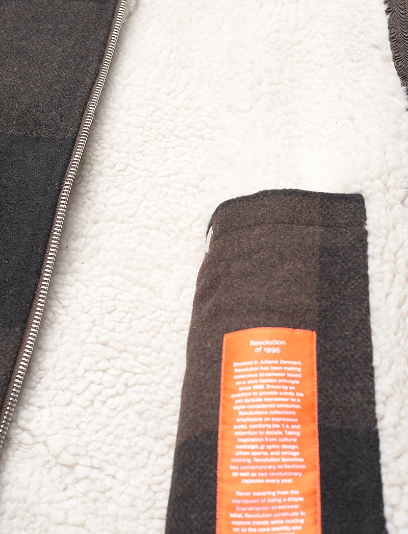 Revolution - Shirt Jacket - winterjacken - darkbrown - 5