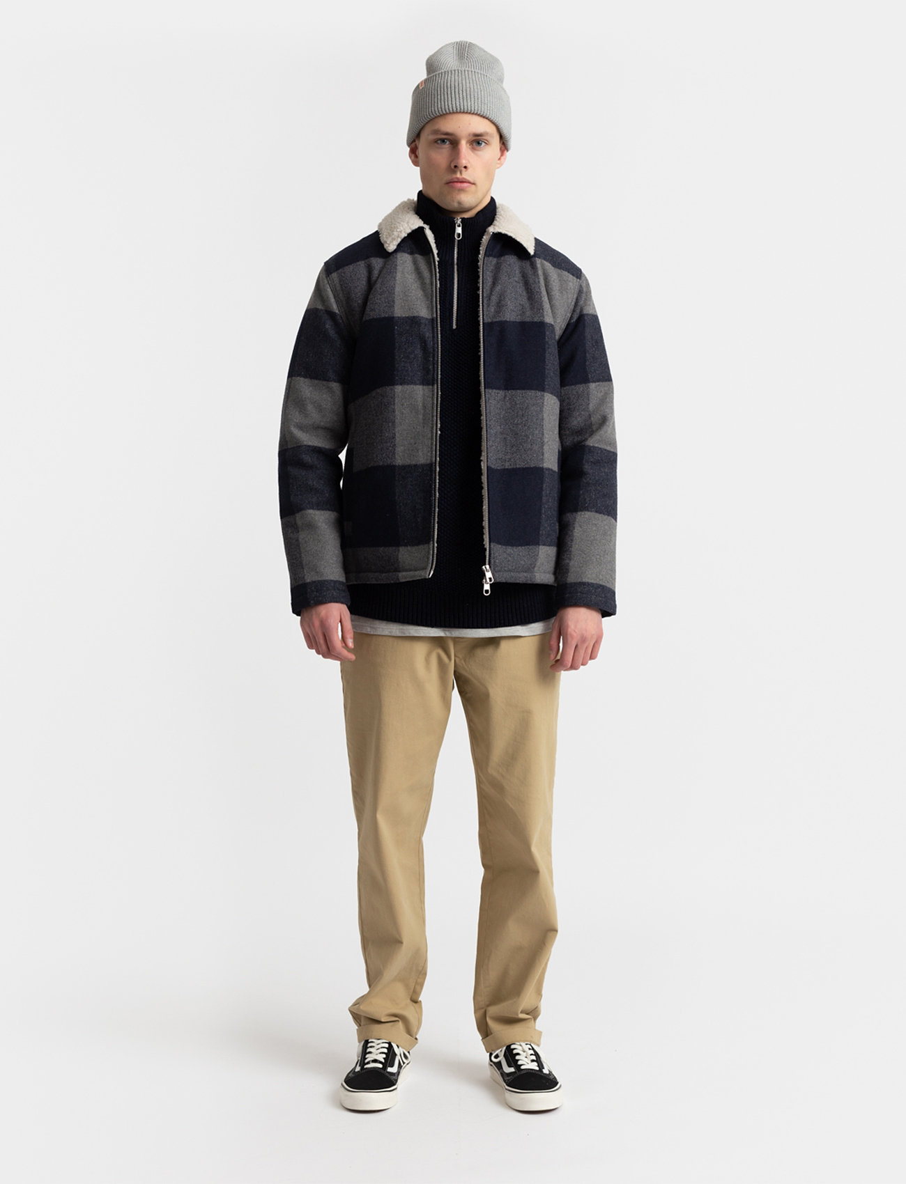 Revolution - Padded Overshirt - overtøj - navy - 3