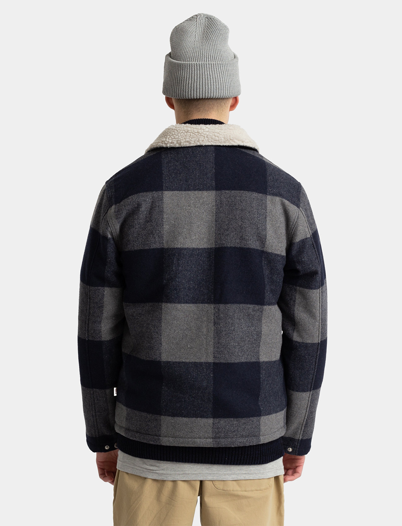 Revolution - Padded Overshirt - overtøj - navy - 4
