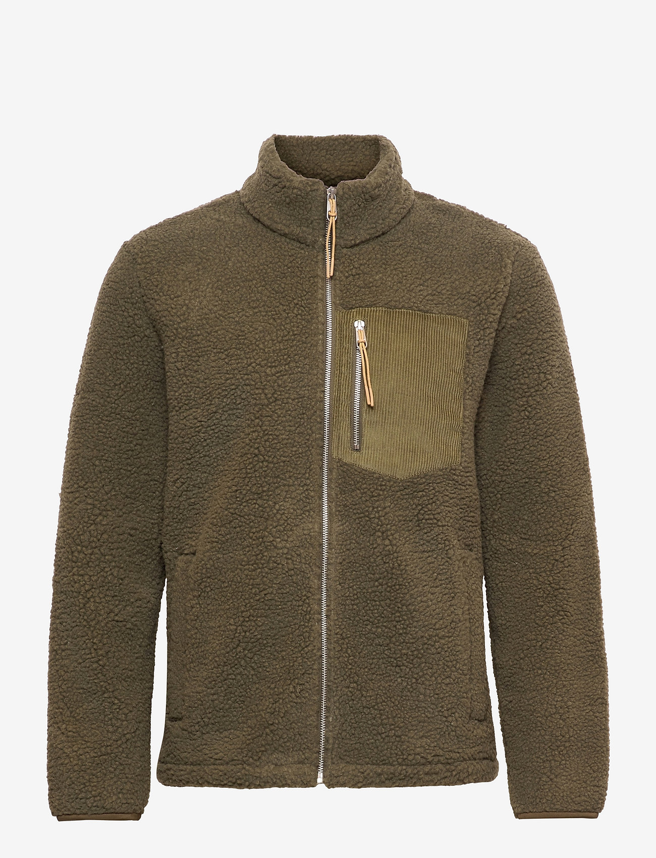 Revolution - Pocket Fleece - mid layer jackets - army - 0