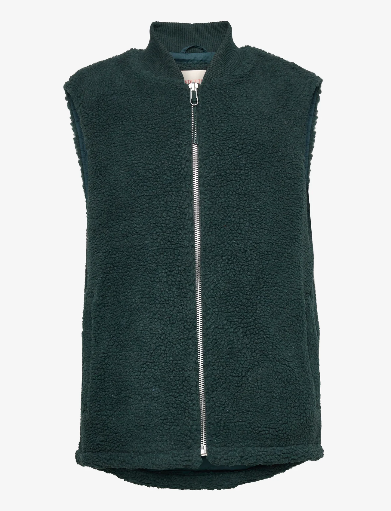 Revolution - Fleece Bomber Vest - vests - green - 0
