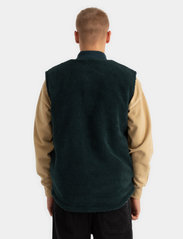 Revolution - Fleece Bomber Vest - vestes - green - 4