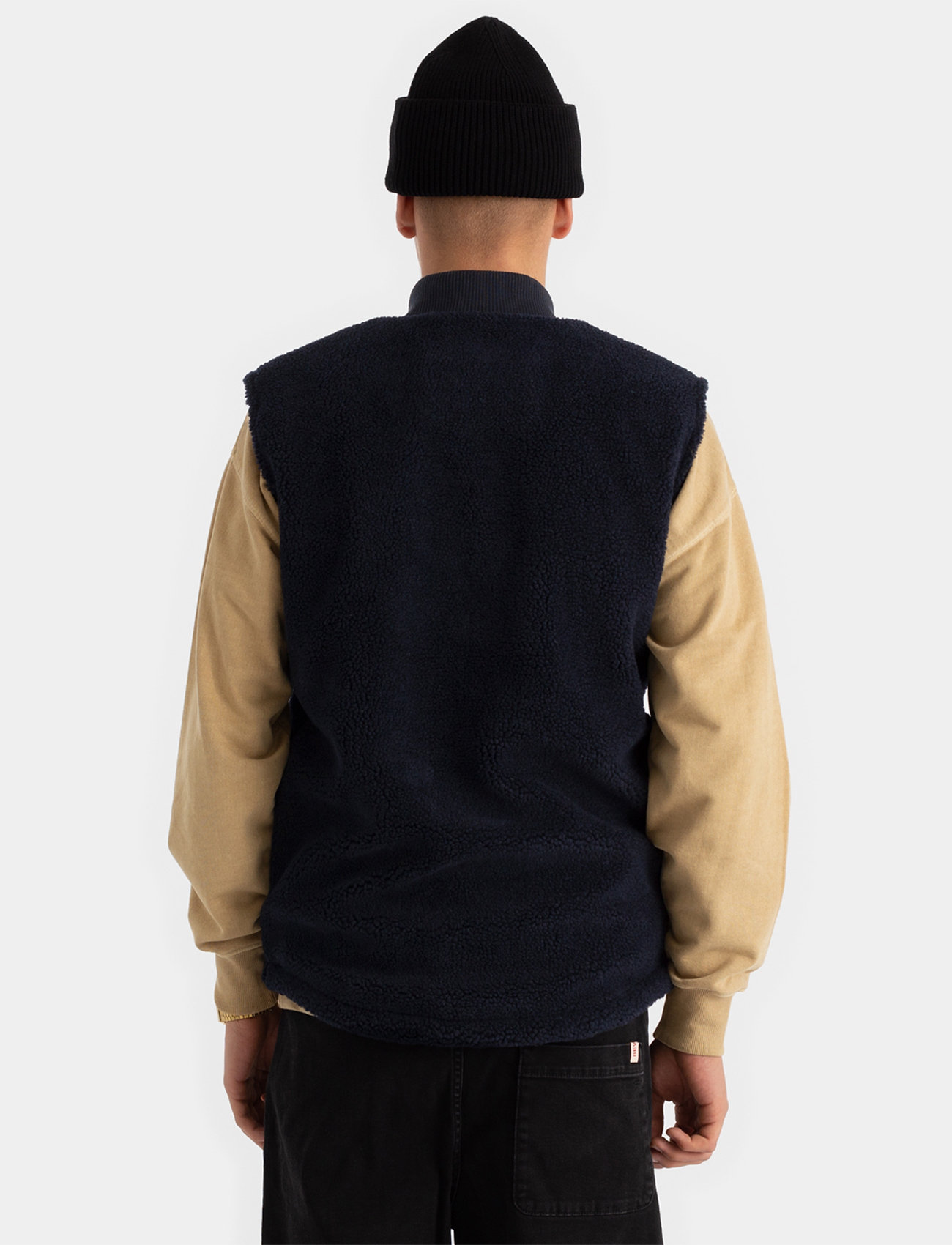 Revolution - Fleece Bomber Vest - navy - 4