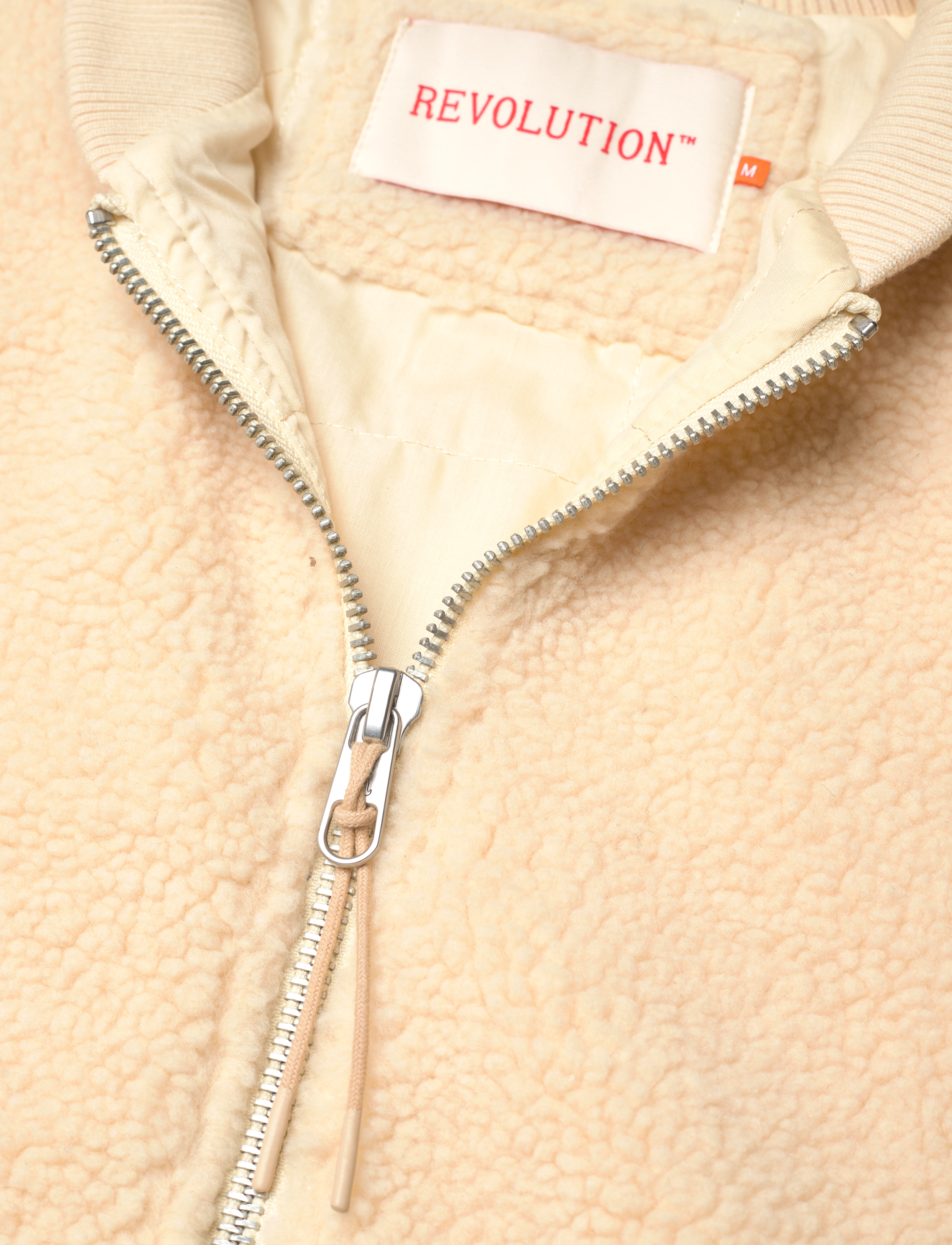 Revolution - Fleece Bomber Vest - offwhite - 3