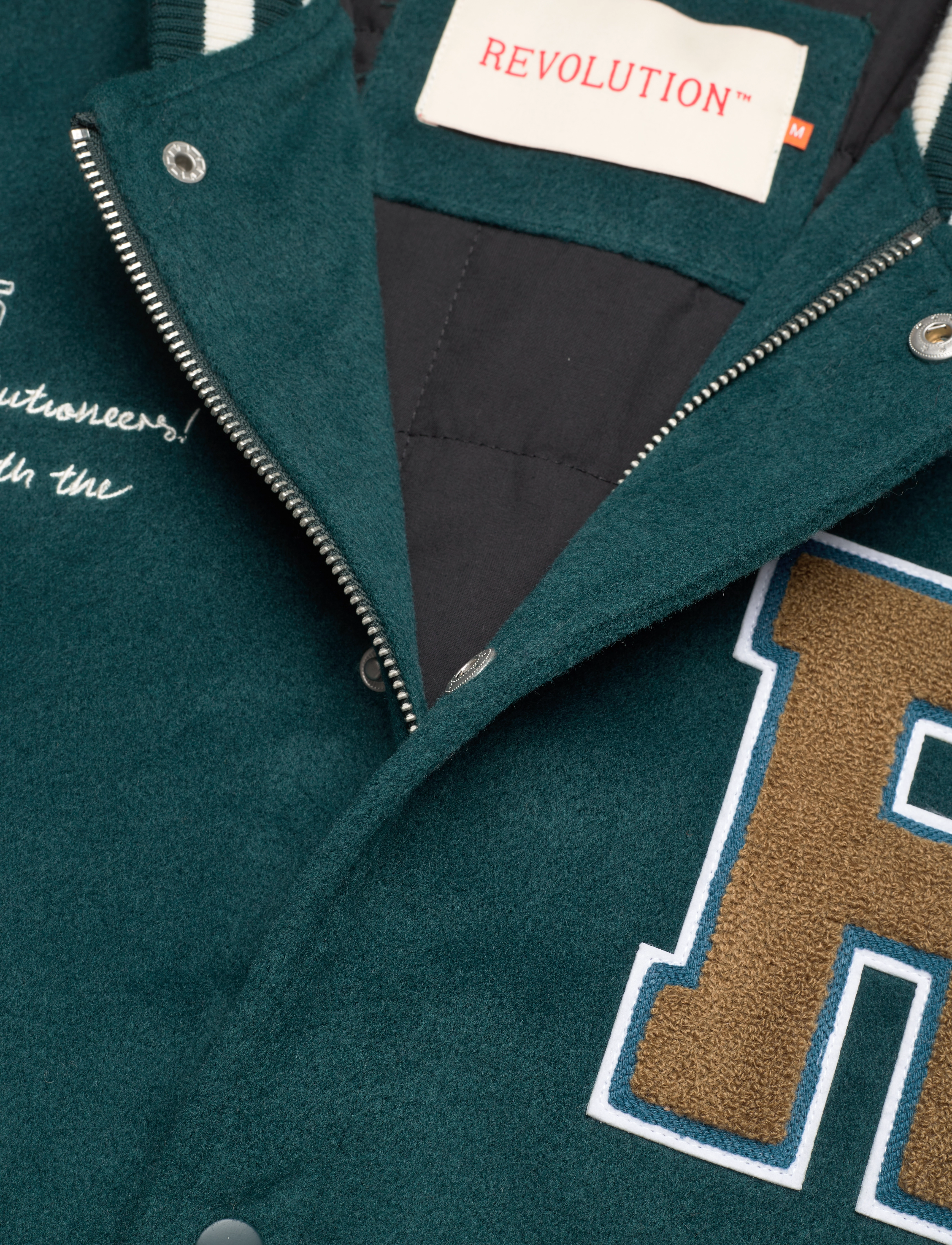 Revolution - Varsity Jacket - green - 5