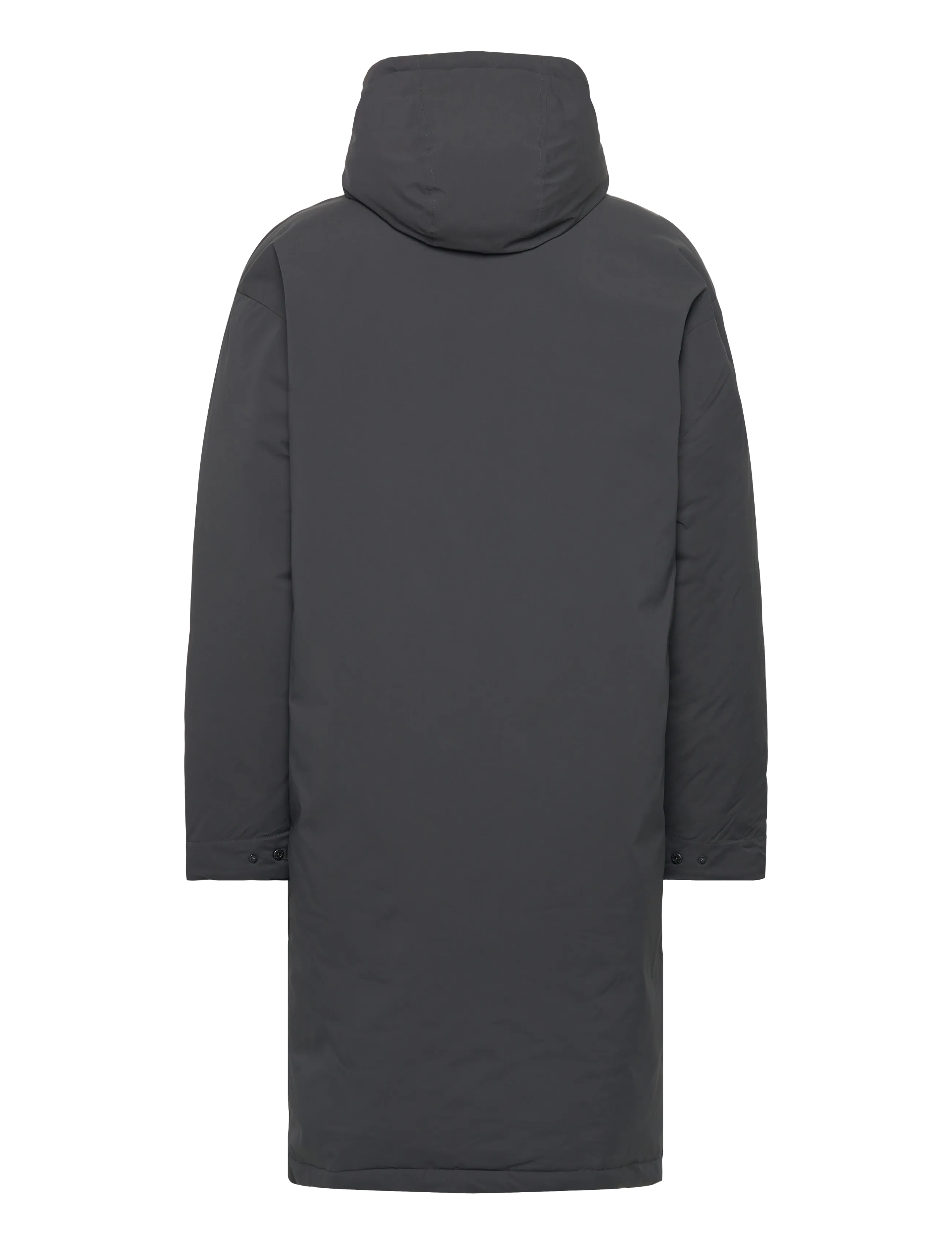 Revolution - Long Puffer Jacket - lyhyet takit - darkgrey - 1