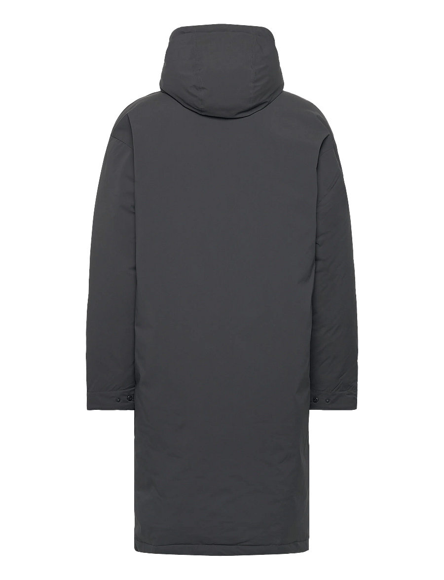 Revolution - Long Puffer Jacket - parkas - darkgrey - 1
