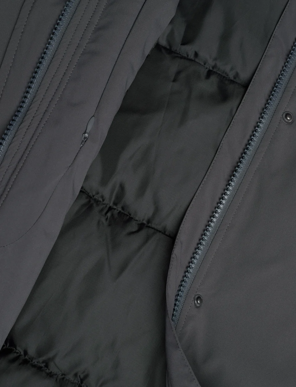 Revolution - Long Puffer Jacket - winterjacken - darkgrey - 4