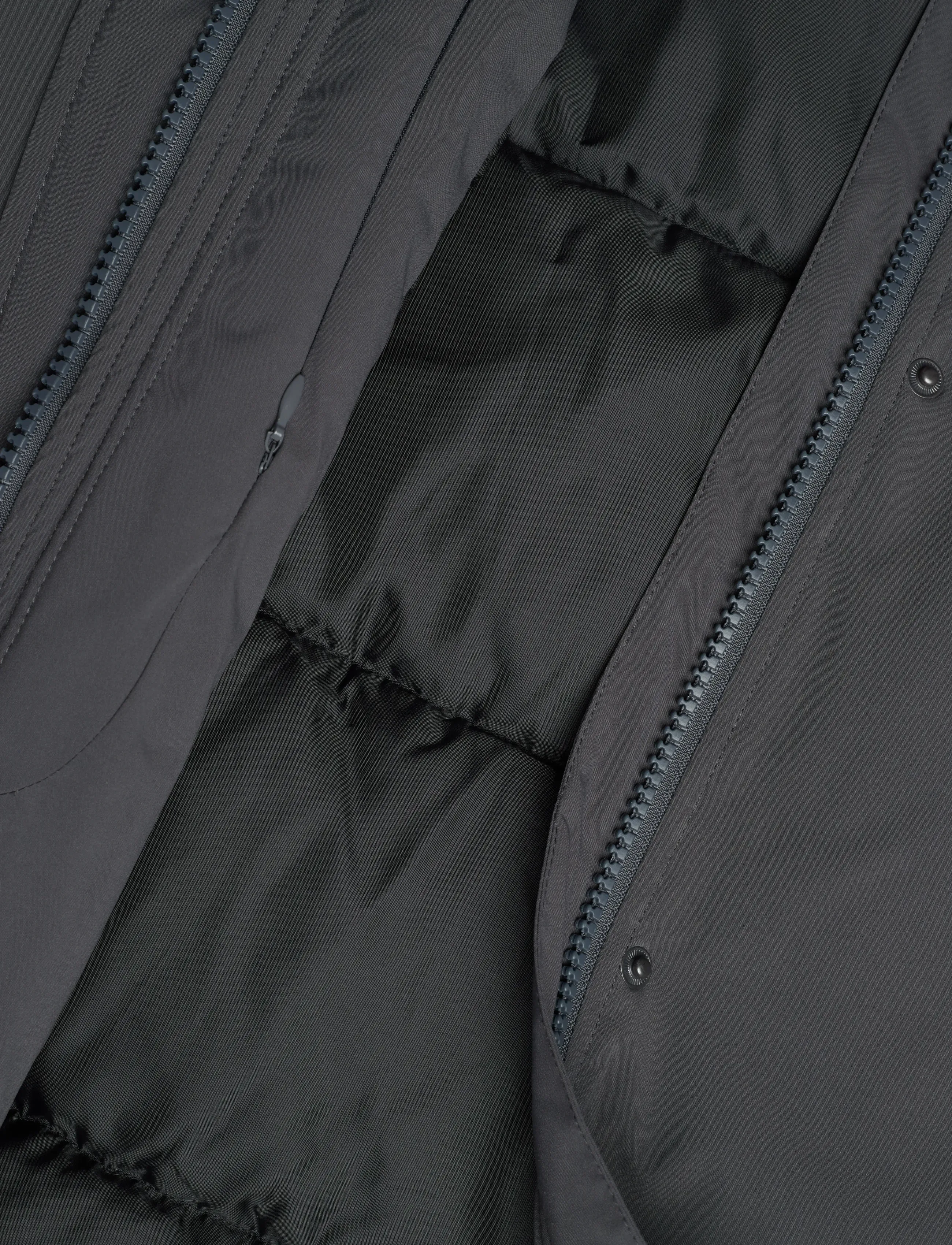 Revolution - Long Puffer Jacket - lyhyet takit - darkgrey - 4