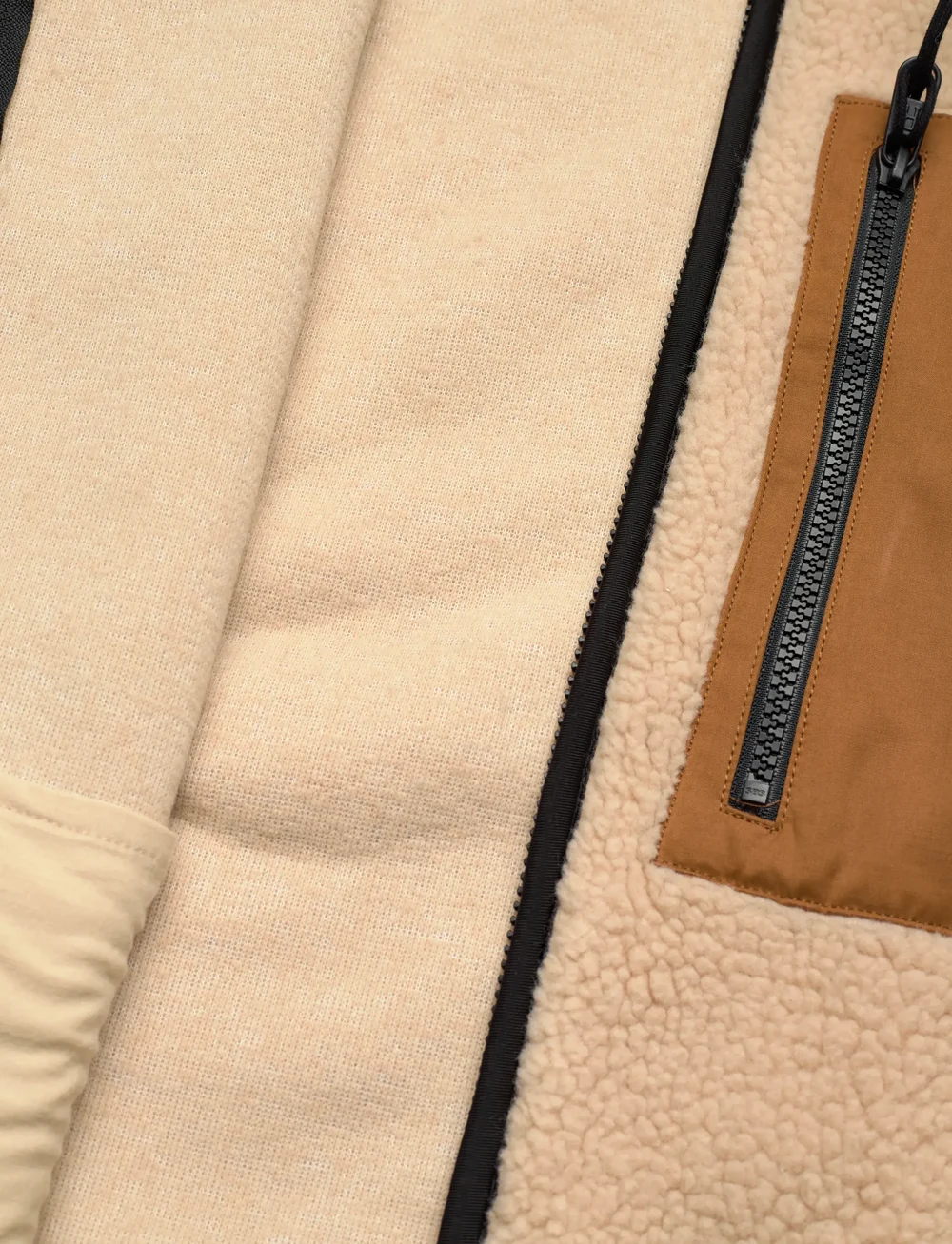 Revolution - Pocket Teddy Jacket - teddytröjor - beige - 4